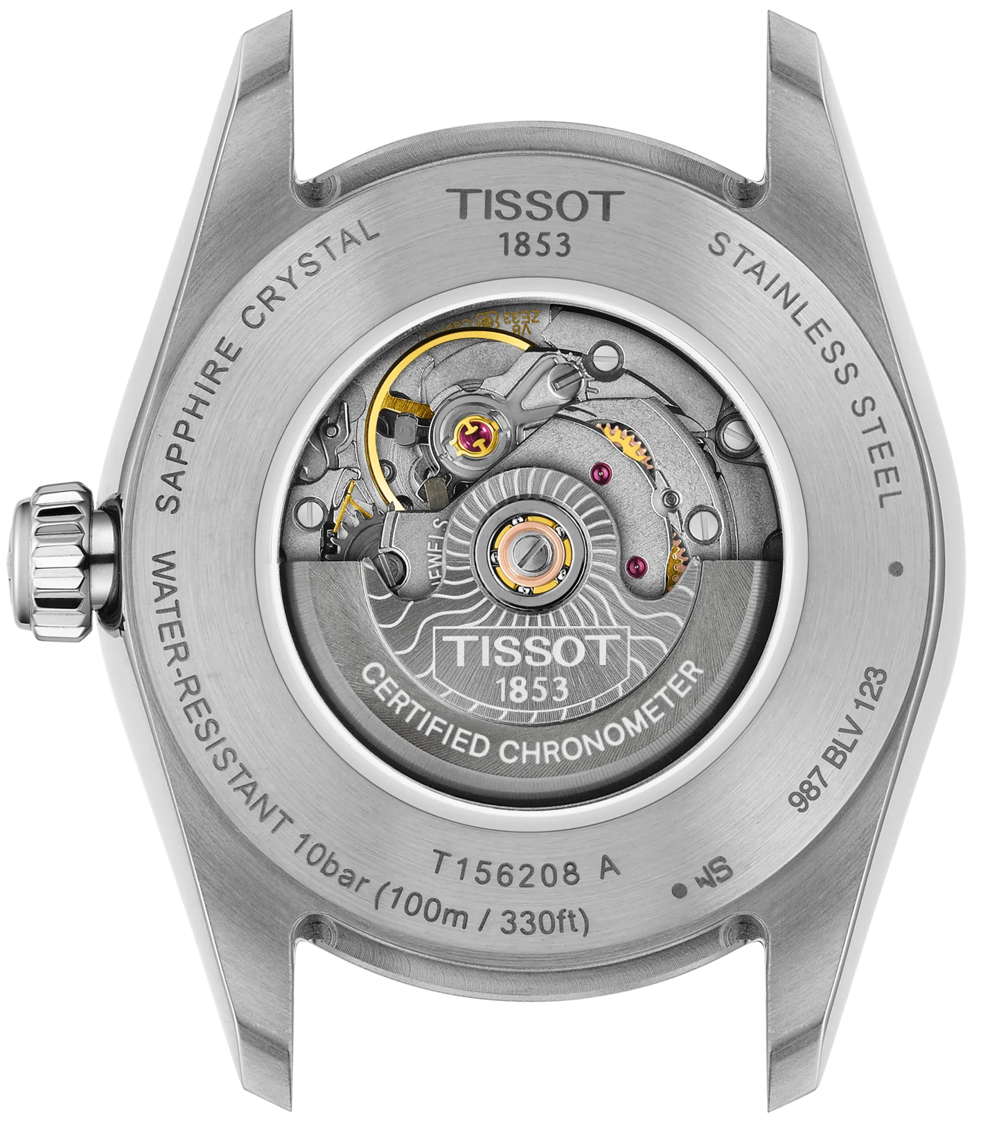 Tissot Ballede Powermatic 48 COSC T156.208.22.033.00 Kadın Kol Saati