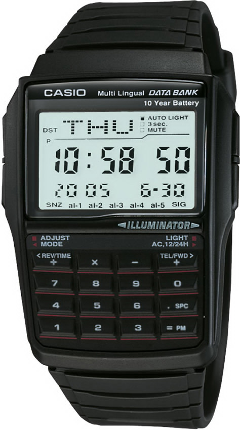 Casio DBC-32-1ADF Hesap Makineli Erkek Kol Saati