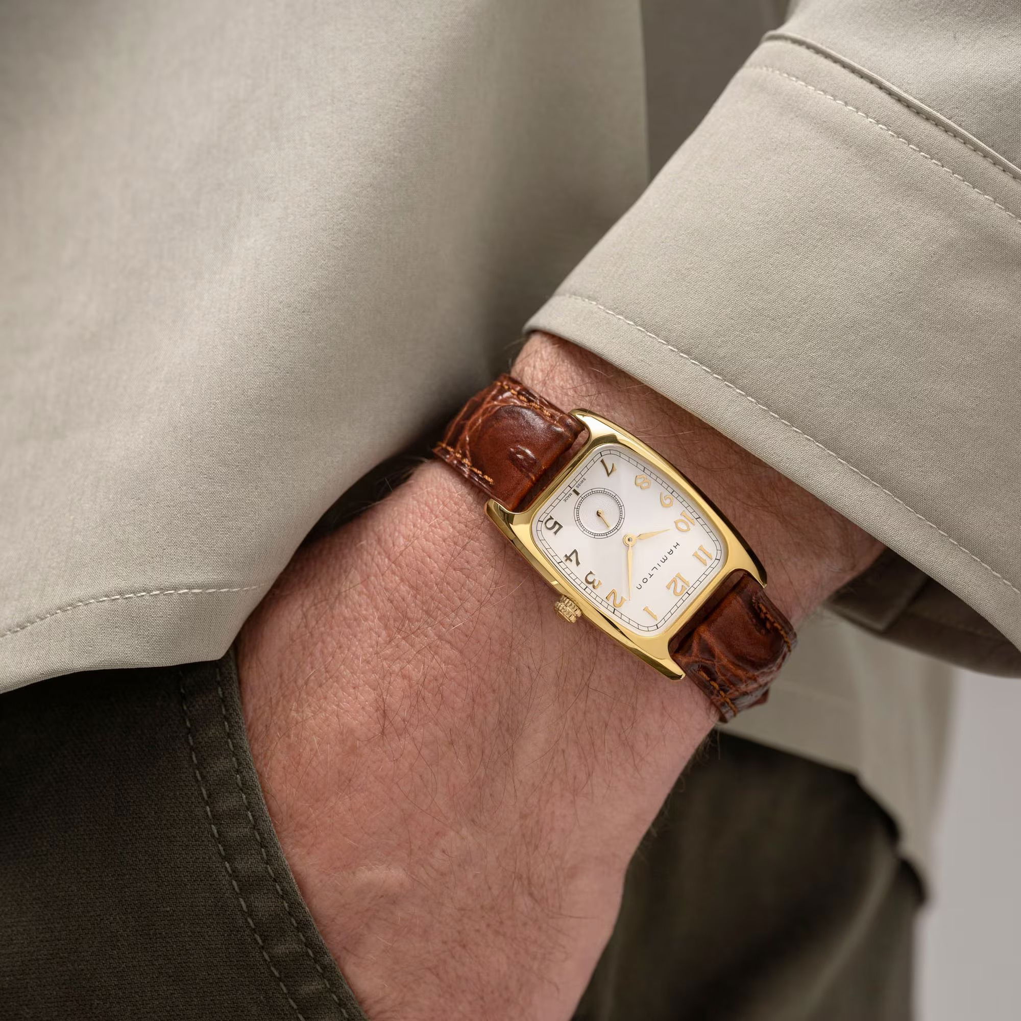 Hamilton American Classic Boulton Quartz H13431553 Erkek Kol Saati