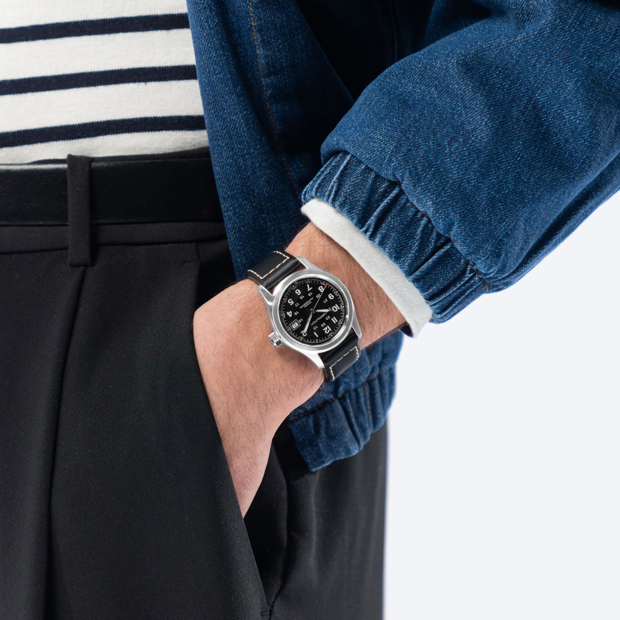 Hamilton Khaki Field Automatic 38mm H70455733 Erkek Kol Saati