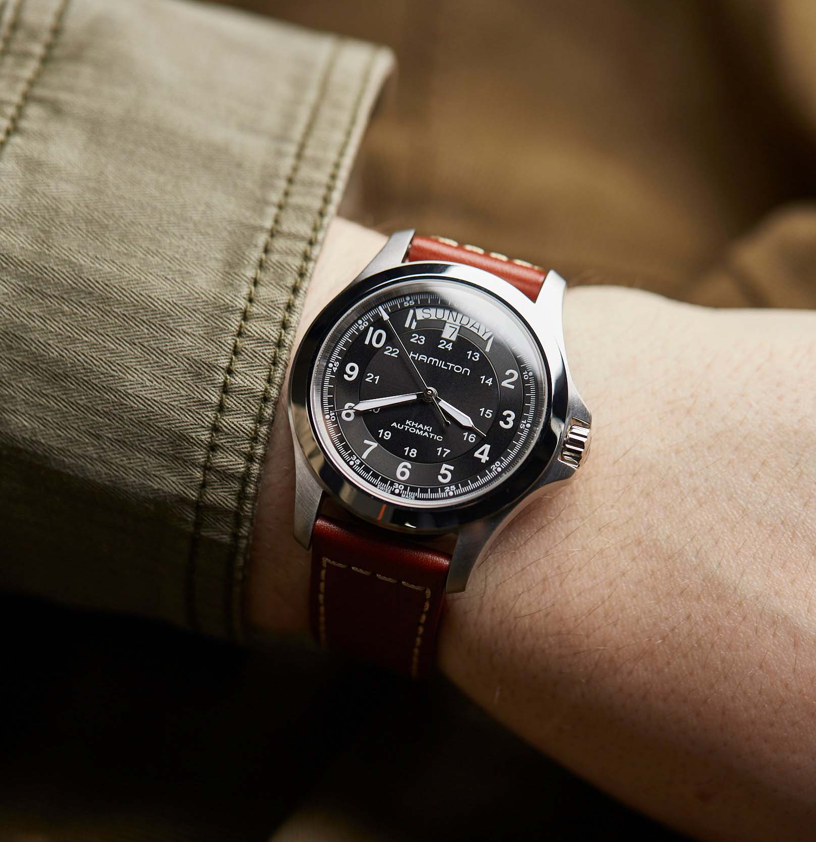 Hamilton Khaki Field King  Automatic H64455533 Erkek Kol Saati