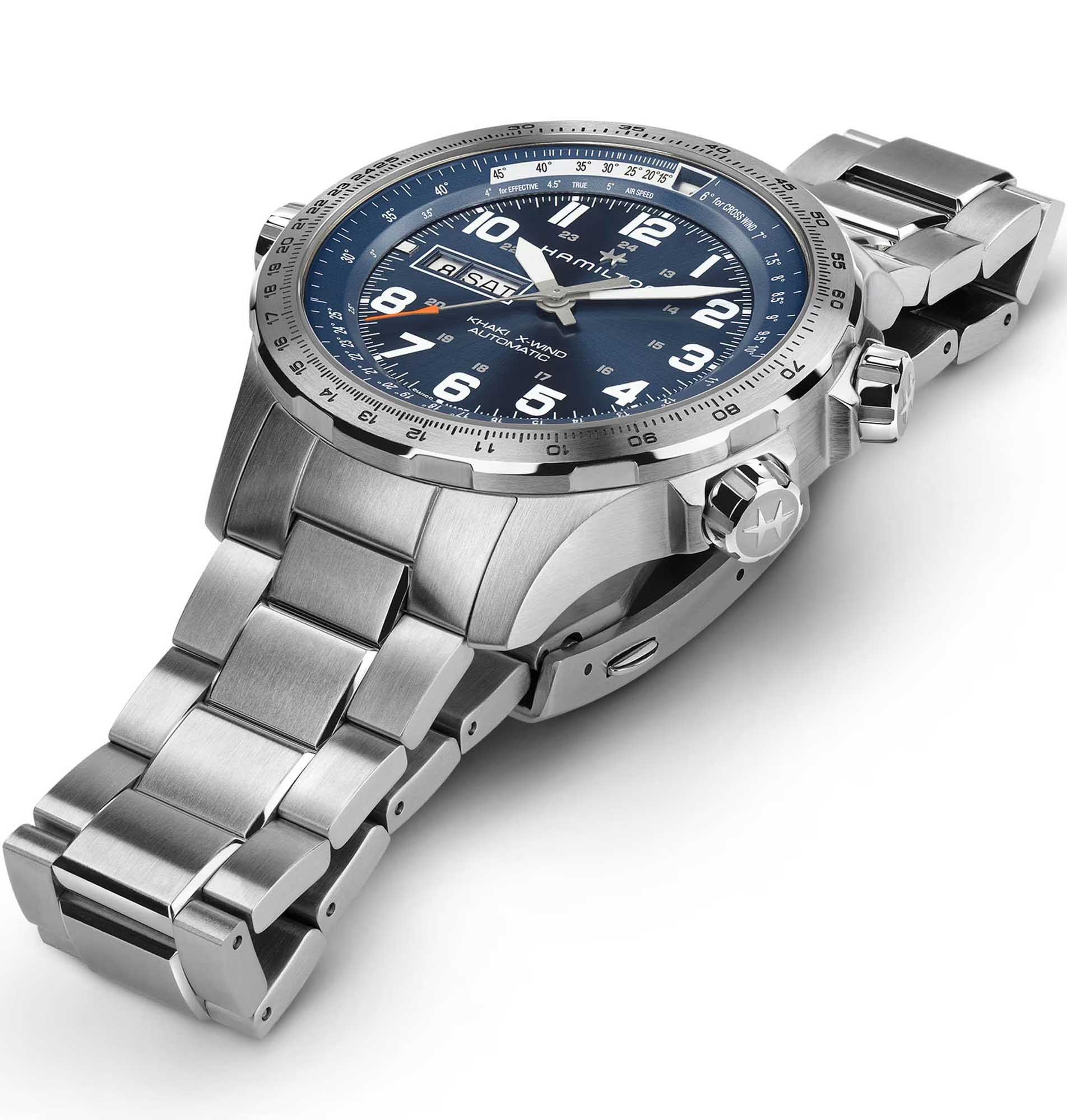 Hamilton Khaki Aviation X-Wind Day Date Automatic H77765141 Erkek Kol Saati