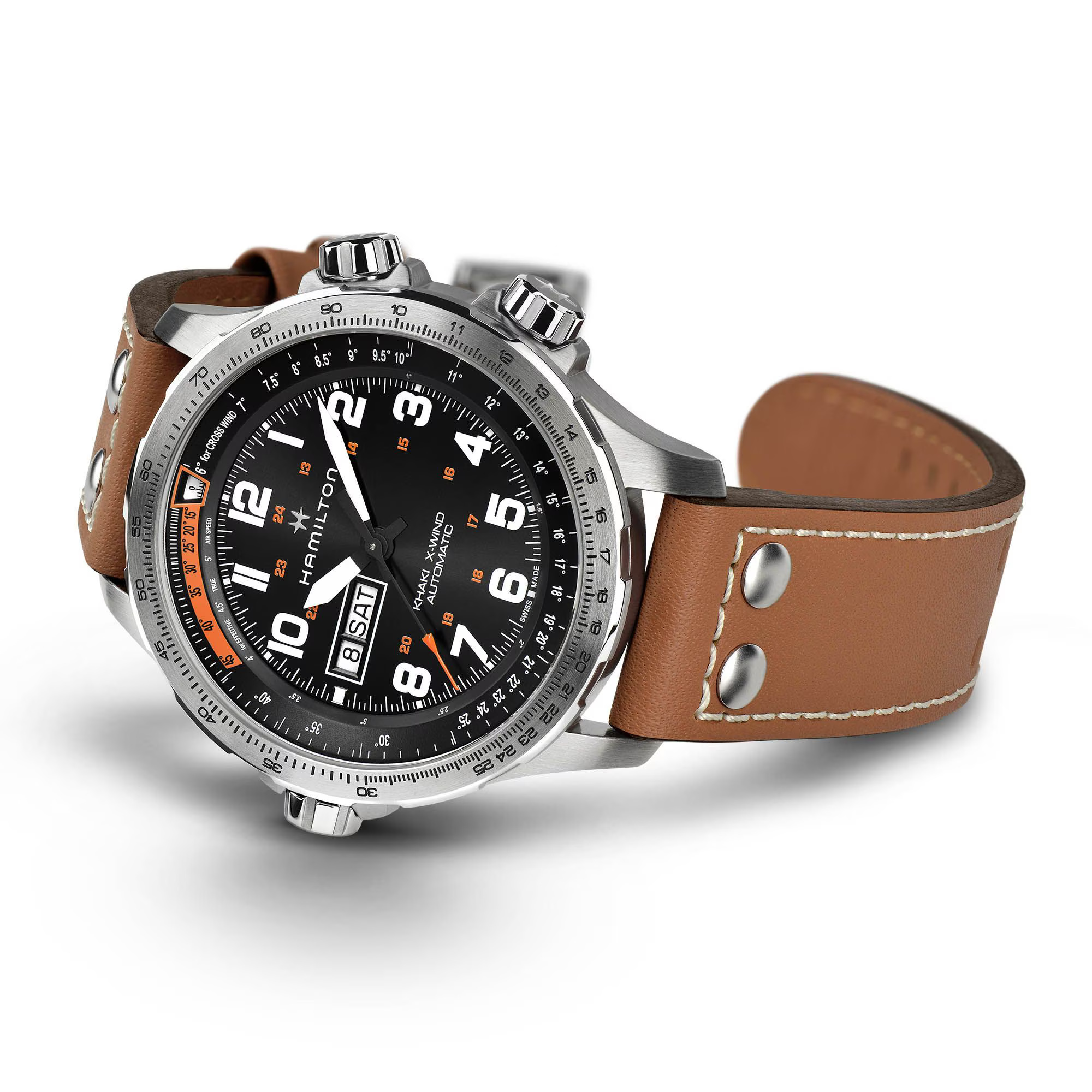 Hamilton Khaki Aviation X-Wind Day Date Automatic H77755533 Erkek Kol Saati