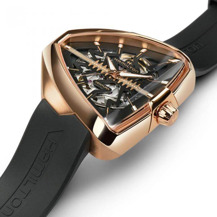 Hamilton Ventura Elvis80 Skeleton Automatic H24525331 Erkek Kol Saati