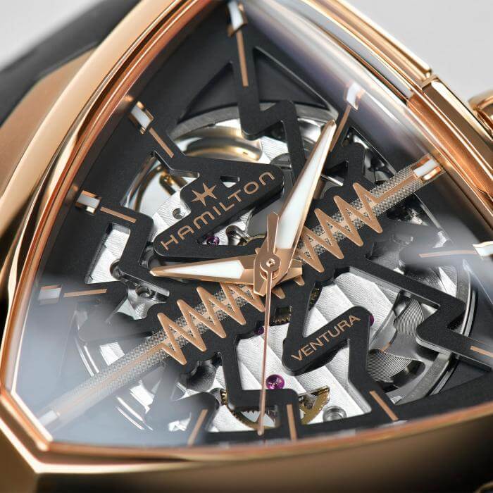 Hamilton Ventura Elvis80 Skeleton Automatic H24525331 Erkek Kol Saati