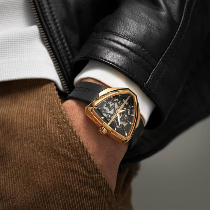 Hamilton Ventura Elvis80 Skeleton Automatic H24525331 Erkek Kol Saati