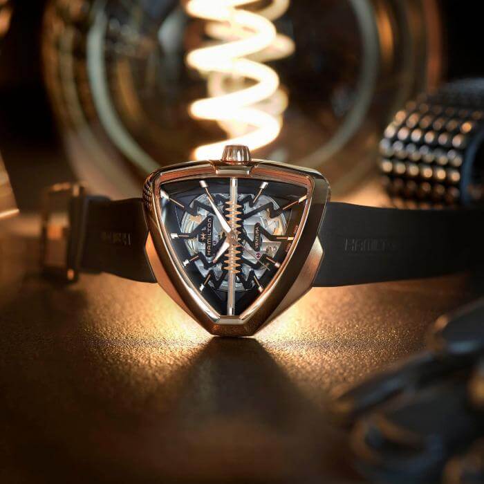 Hamilton Ventura Elvis80 Skeleton Automatic H24525331 Erkek Kol Saati