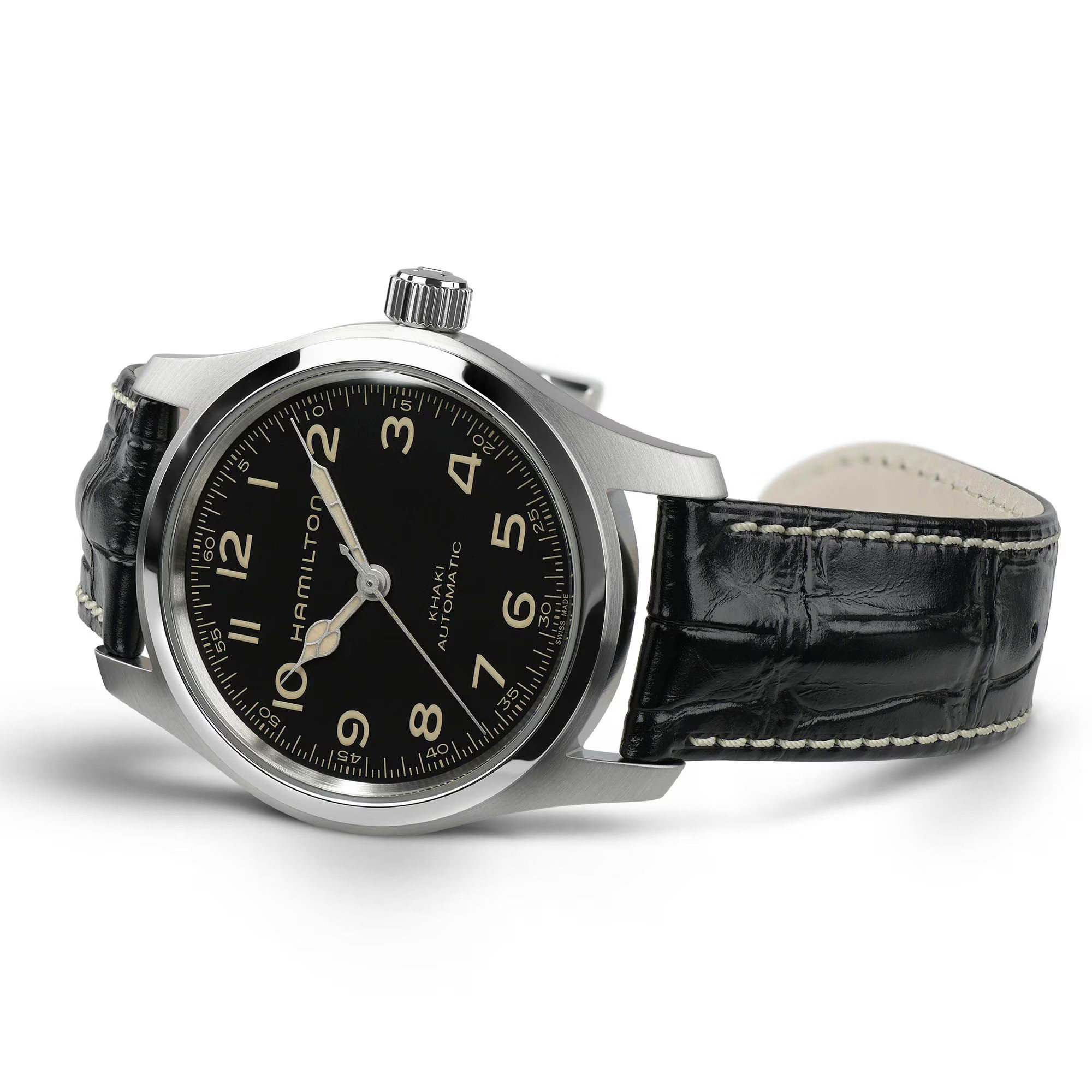Hamilton Khaki Field Murph Automatic 42mm Bilezik Seti H70605732 Erkek Kol Saati