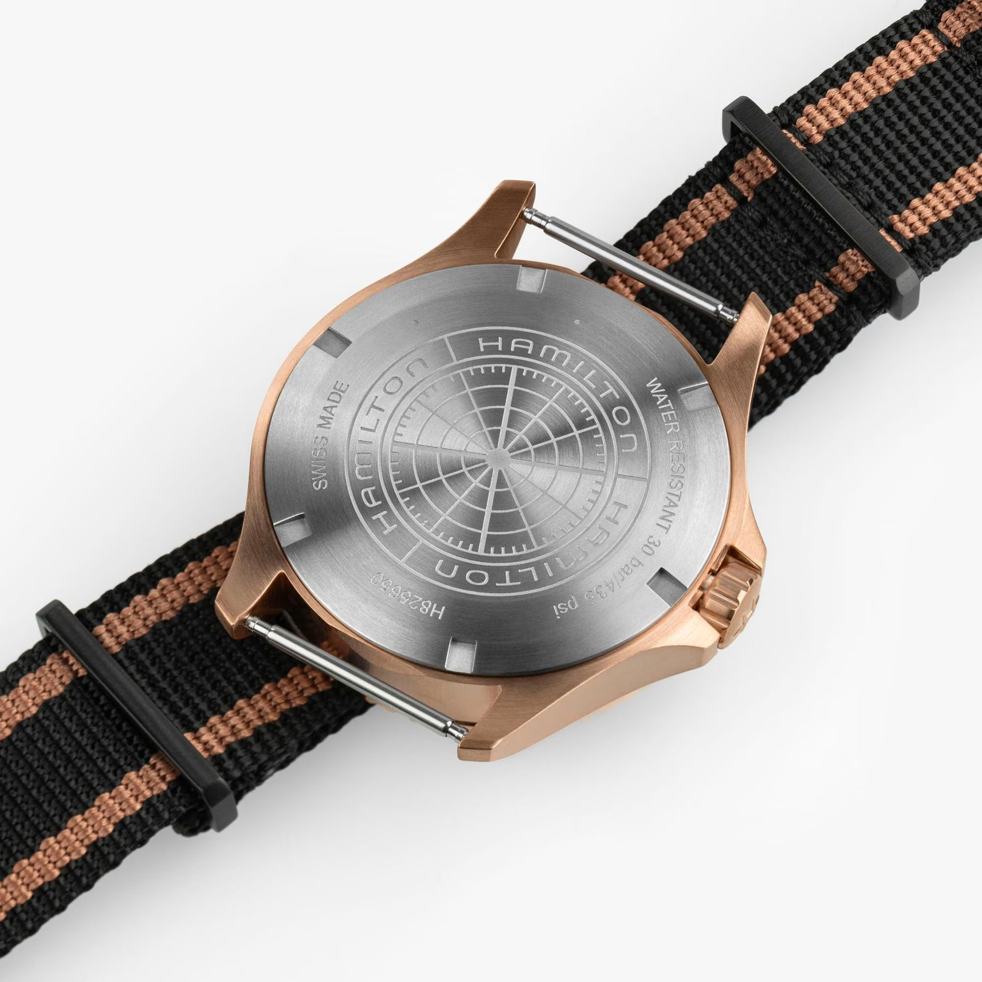 Hamilton Khaki Navy Scuba Automatic GMT 43mm Bronze H82565930 Erkek Kol Saati