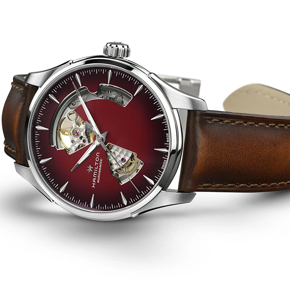 Hamilton Jazzmaster Open Heart Automatic 40mm H32675570 Erkek Kol Saati