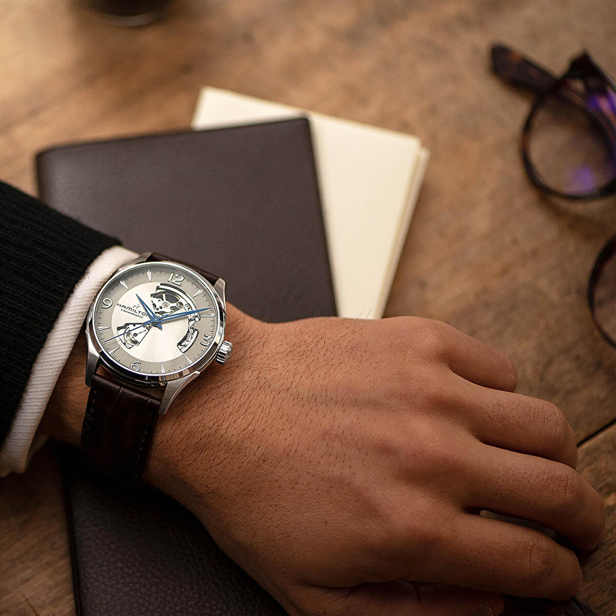 Hamilton Jazzmaster Open Heart Automatic 42mm H32705521 Erkek Kol Saati