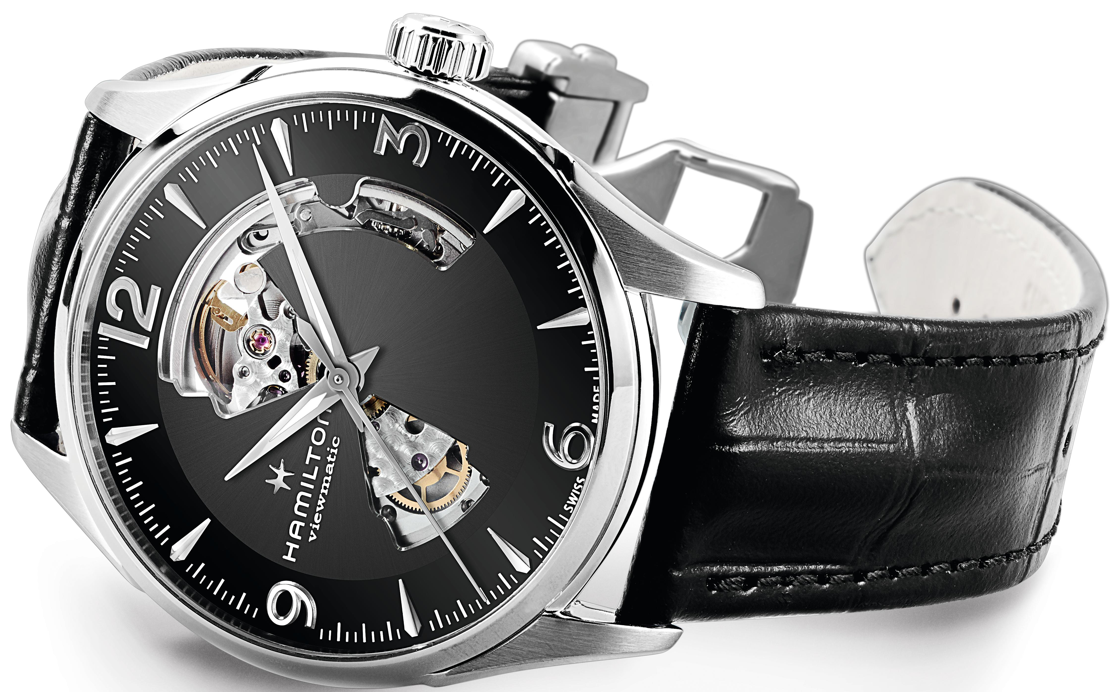 Hamilton Jazzmaster Open Heart Automatic 42mm H32705731 Erkek Kol Saati
