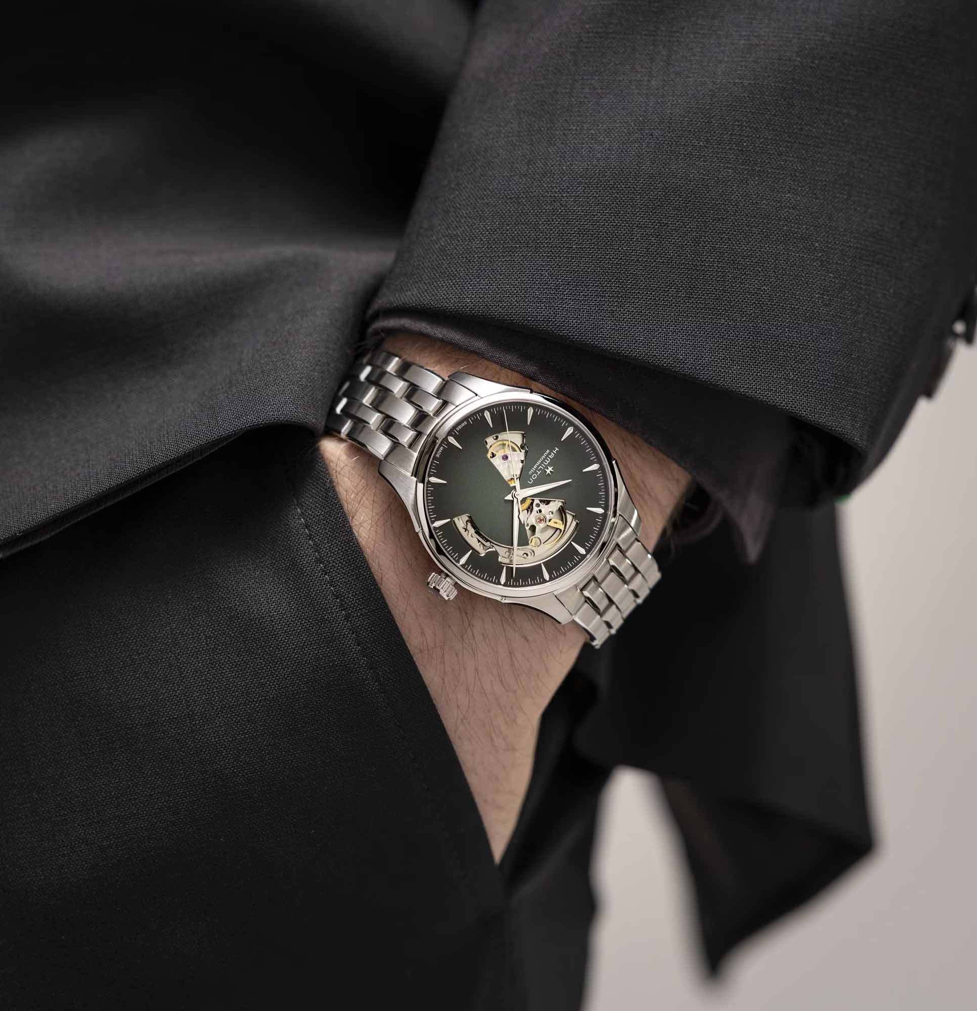 Hamilton Jazzmaster Open Heart Automatic 40mm H32675160 Erkek Kol Saati