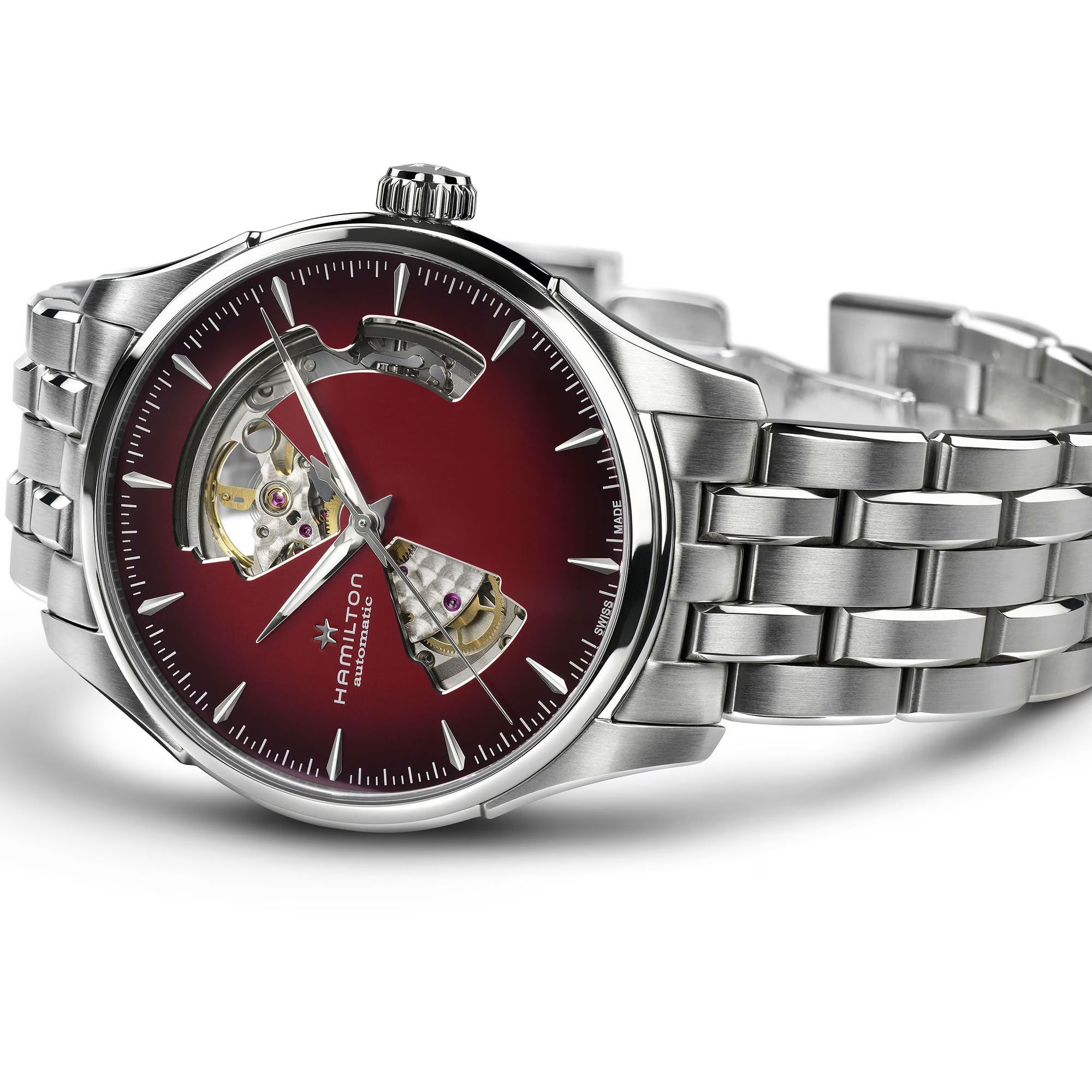 Hamilton Jazzmaster Open Heart Automatic 40mm H32675170 Erkek Kol Saati