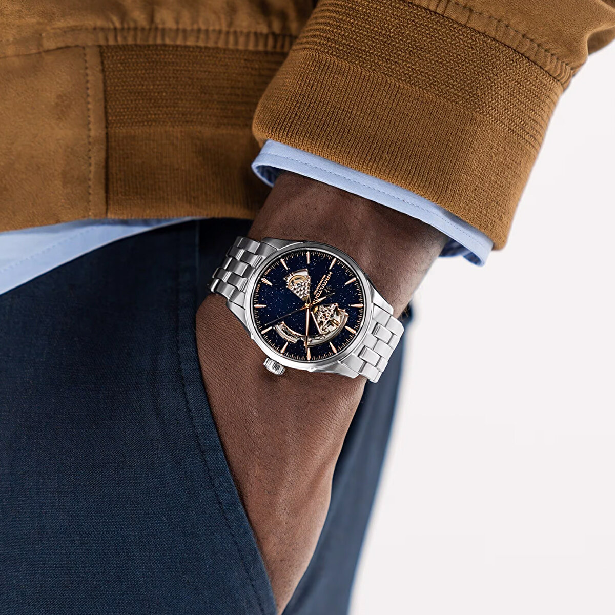 Hamilton Jazzmaster Open Heart Automatic 42mm H32705140 Erkek Kol Saati