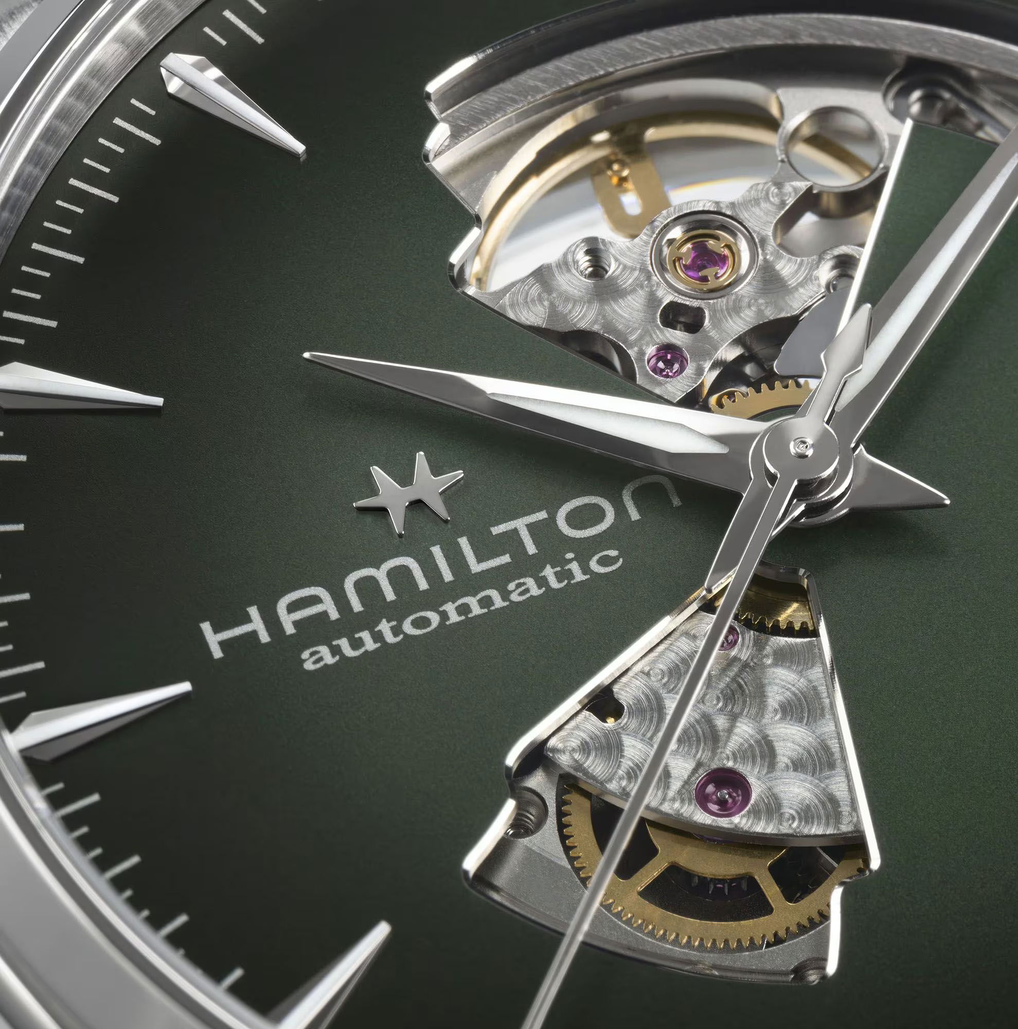 Hamilton Jazzmaster Open Heart Automatic 42mm H32705160 Erkek Kol Saati