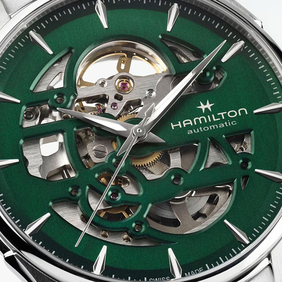 Hamilton Jazzmaster Skeleton Automatic 40mm H42535160 Erkek Kol Saati