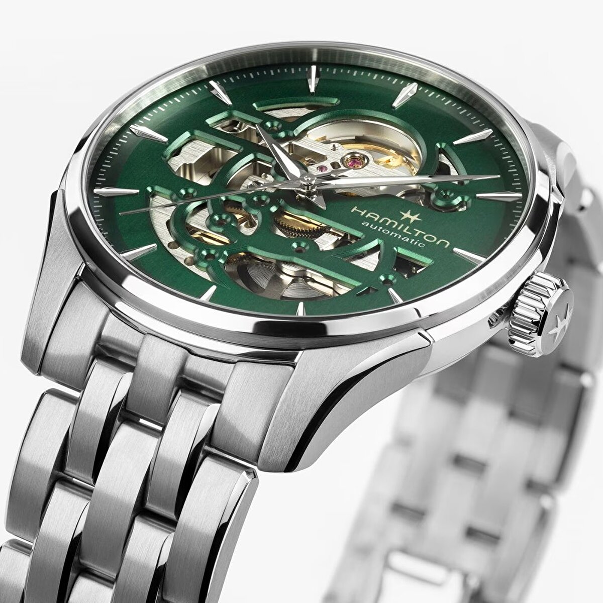 Hamilton Jazzmaster Skeleton Automatic 40mm H42535160 Erkek Kol Saati