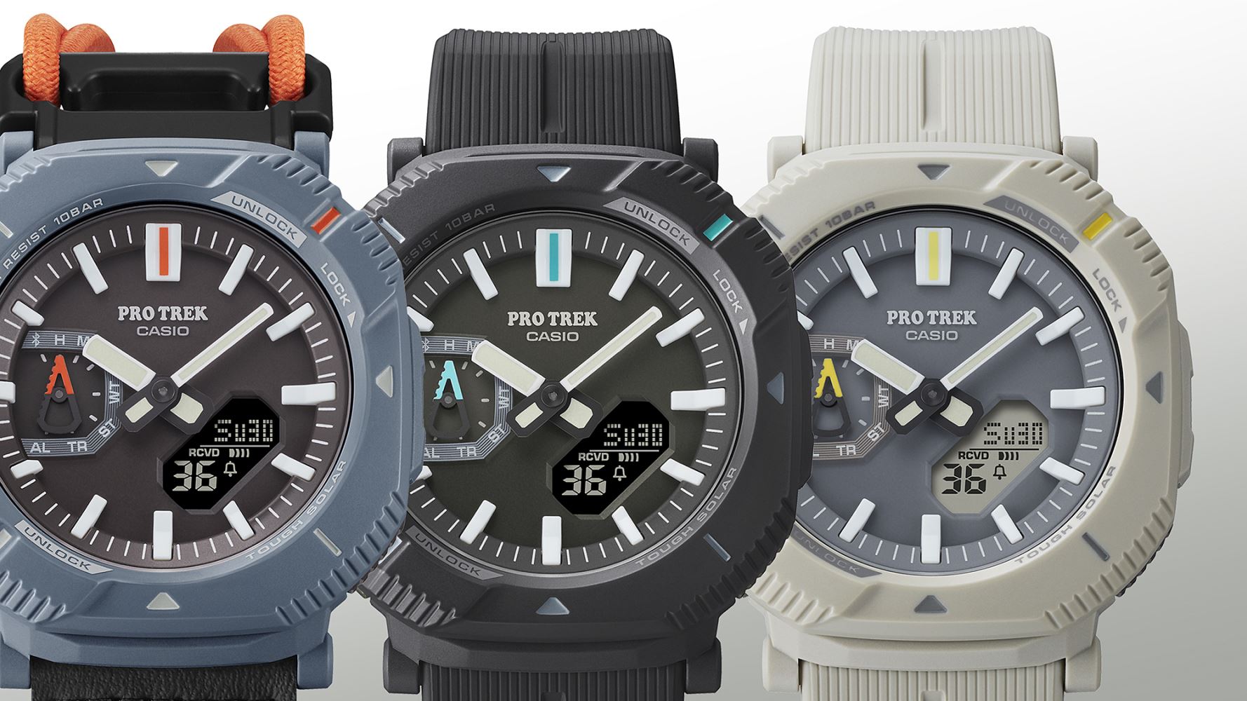 Casio Pro-Trek Tough Solar PRJ-B001B-7DR Bluetoothlu Erkek Kol Saati