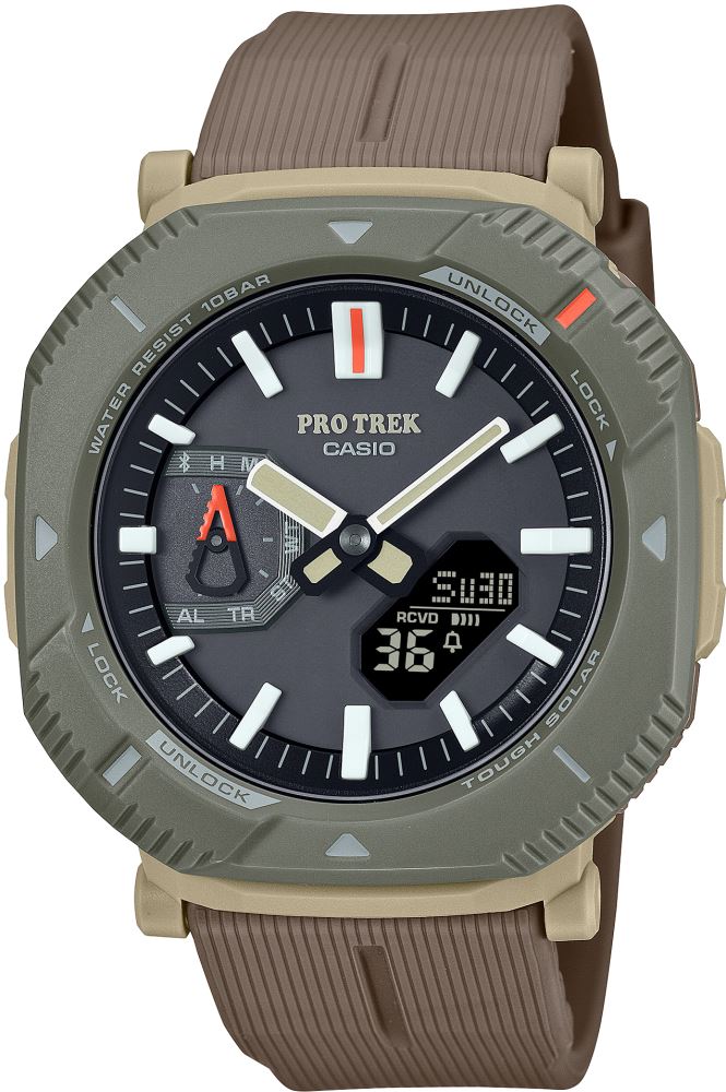 Casio Pro-Trek Tough Solar PRJ-B001-5DR Bluetoothlu Erkek Kol Saati