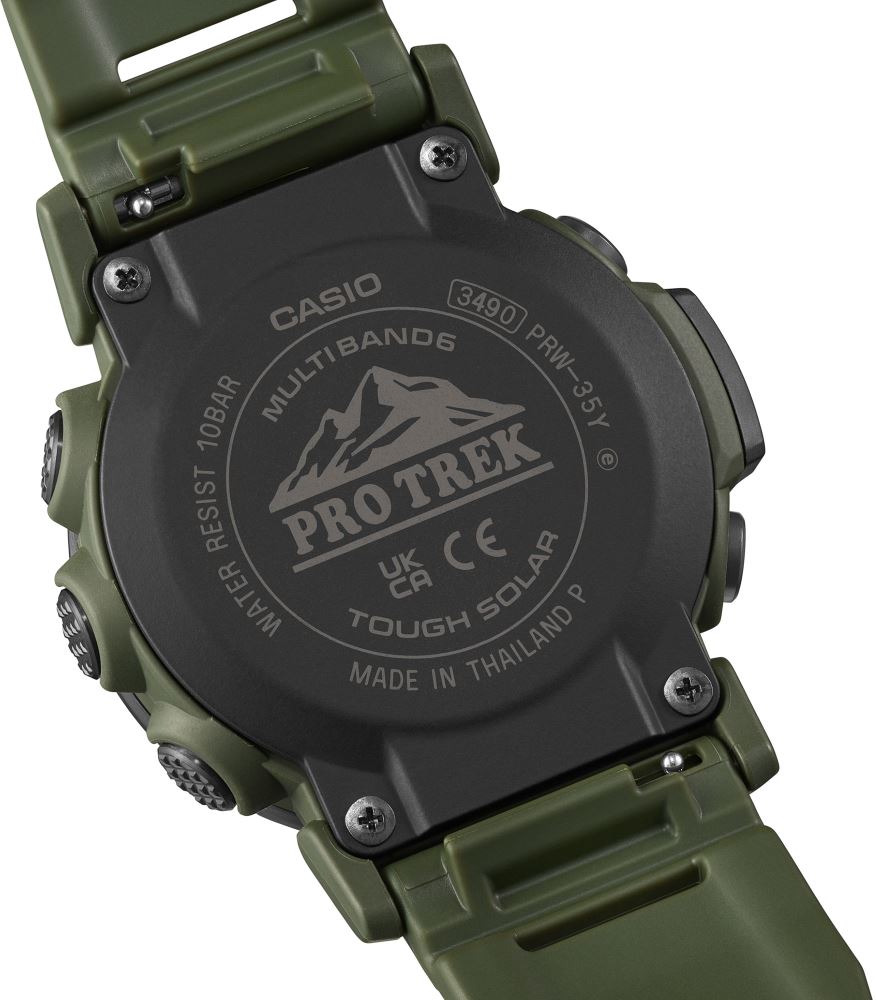 Casio Pro-Trek Tough Solar PRW-35Y-3BDR Bluetoothlu Erkek Kol Saati