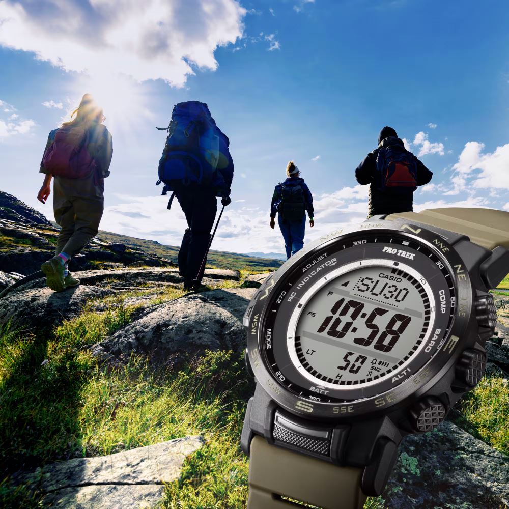 Casio Pro-Trek Tough Solar PRW-35LD-5DR Bluetoothlu Erkek Kol Saati