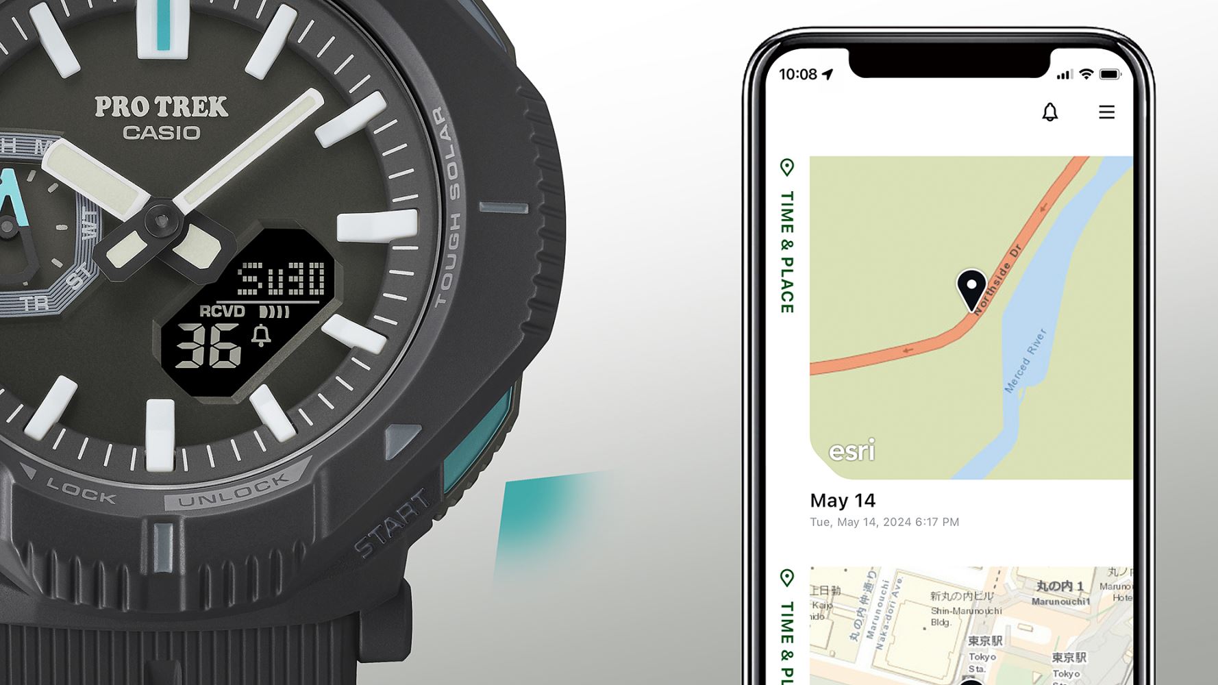 Casio Pro-Trek Tough Solar PRJ-B001-1DR Bluetoothlu Erkek Kol Saati
