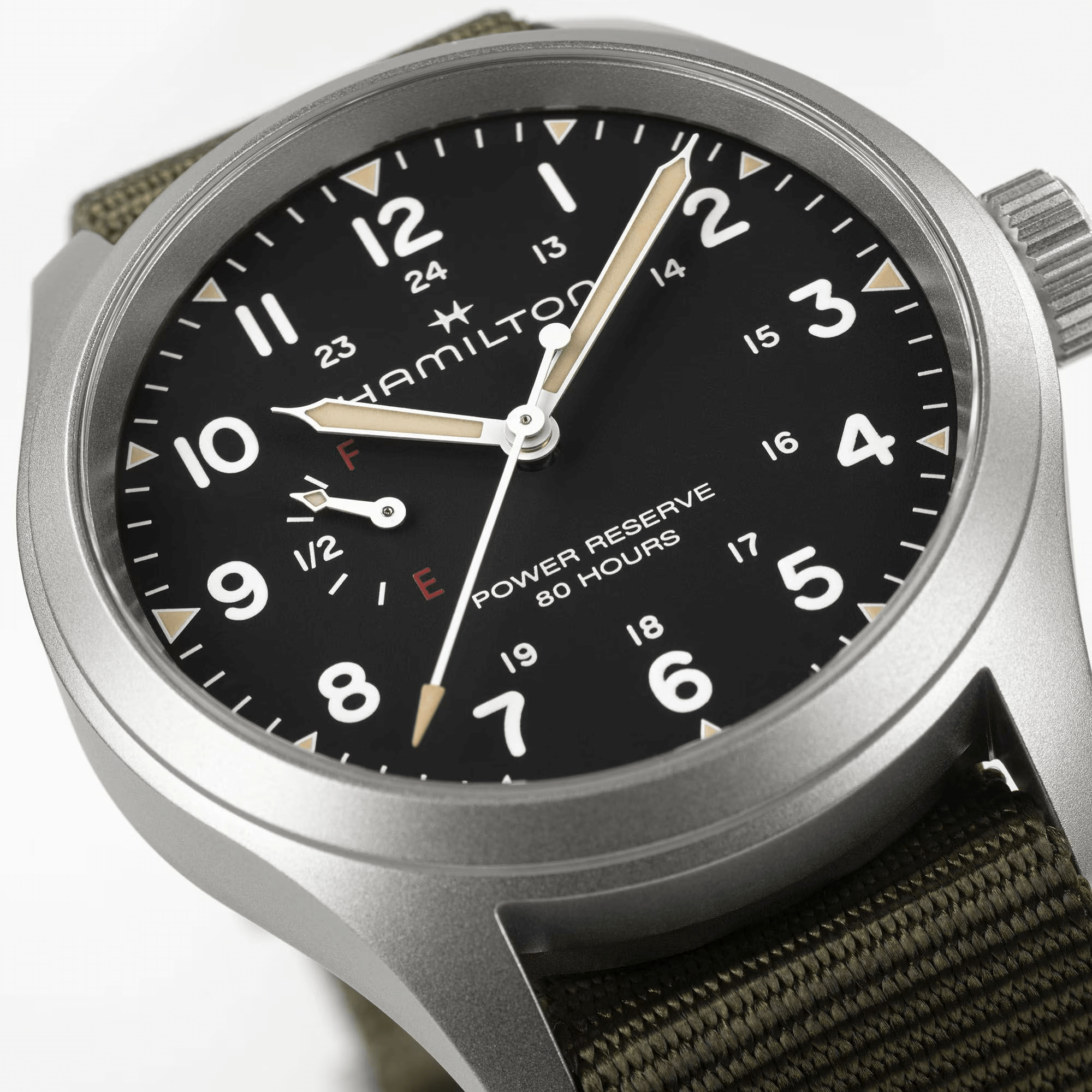 Hamilton Khaki Field Automatic Power Reserve 40 mm H69509930 Erkek Kol Saati