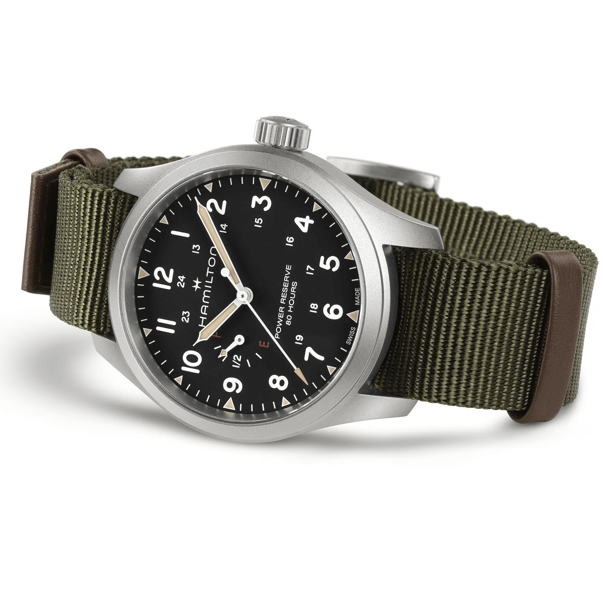 Hamilton Khaki Field Automatic Power Reserve 40 mm H69509930 Erkek Kol Saati