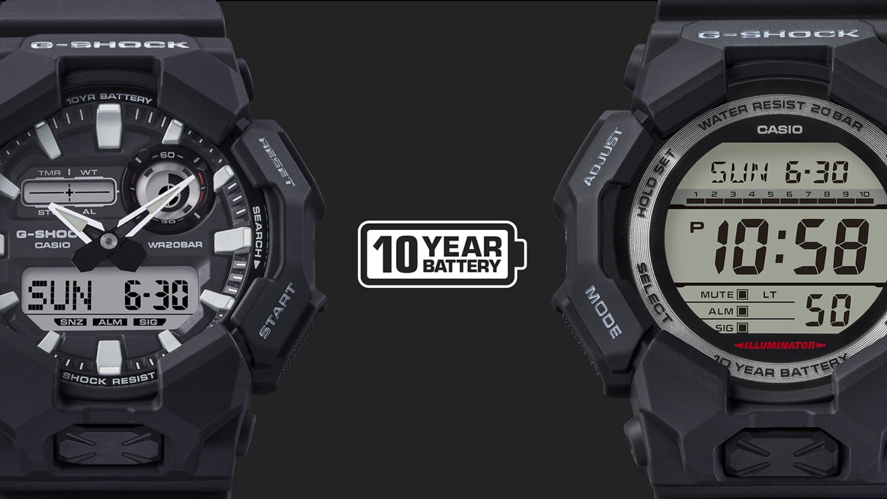 Casio G-SHOCK GD-010-1A1DR Erkek Kol Saati