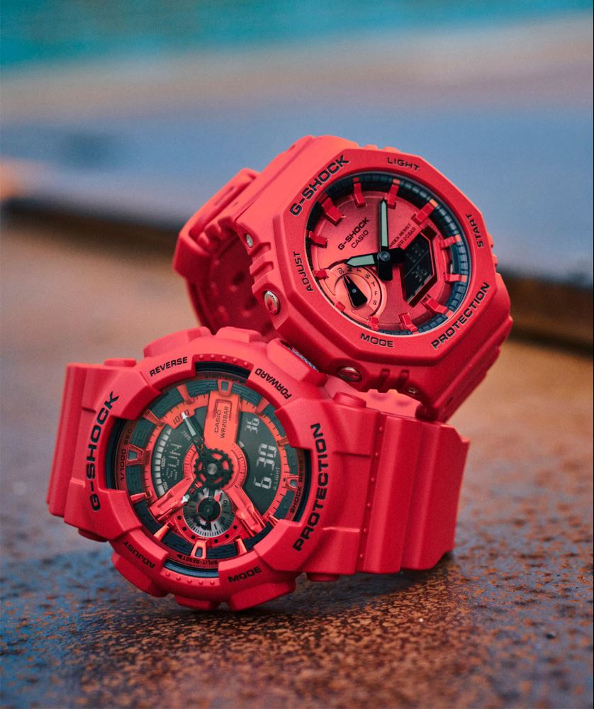 Casio G-SHOCK GA-2100RRB-4ADR Erkek Kol Saati
