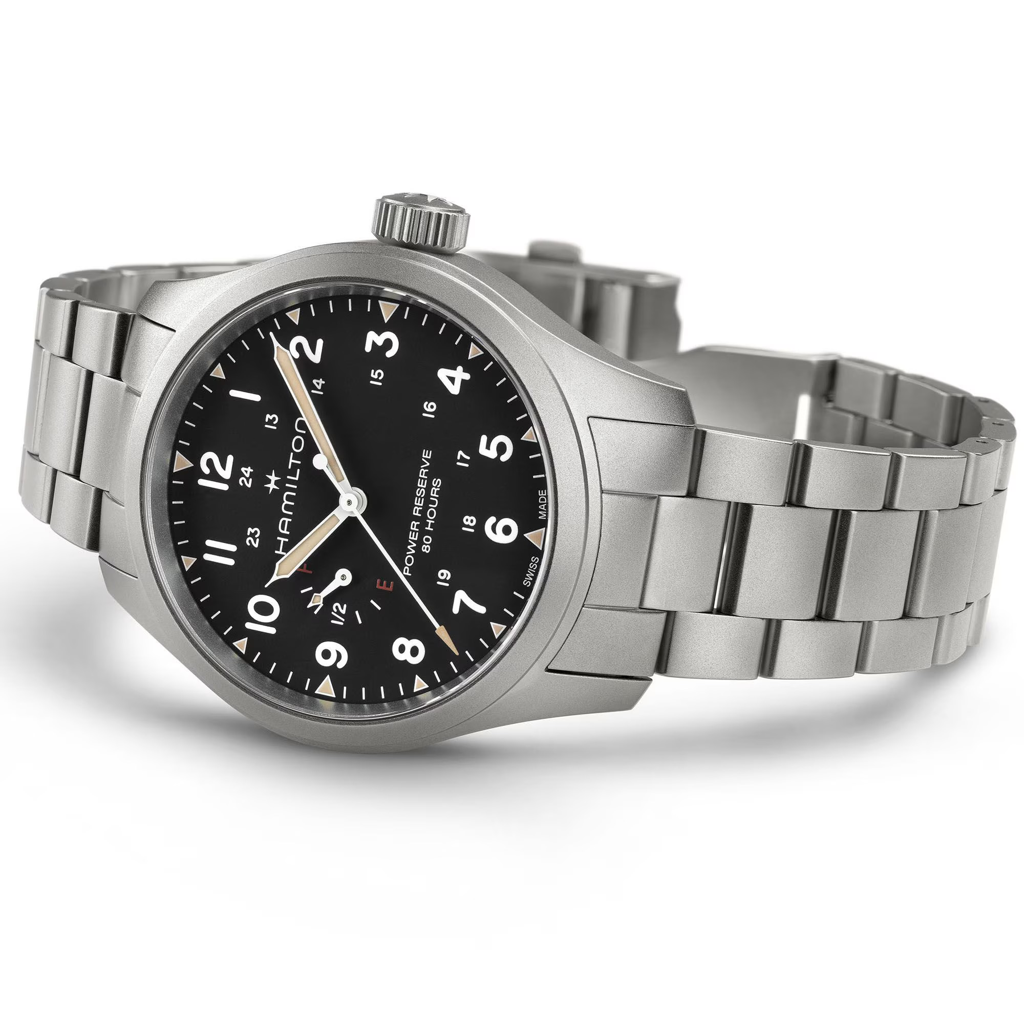 Hamilton Khaki Field Automatic Power Reserve 40 mm H69509130 Erkek Kol Saati