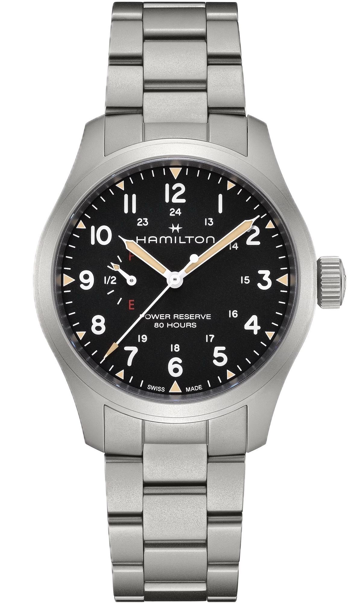 Hamilton Khaki Field Automatic Power Reserve 40 mm H69509130 Erkek Kol Saati