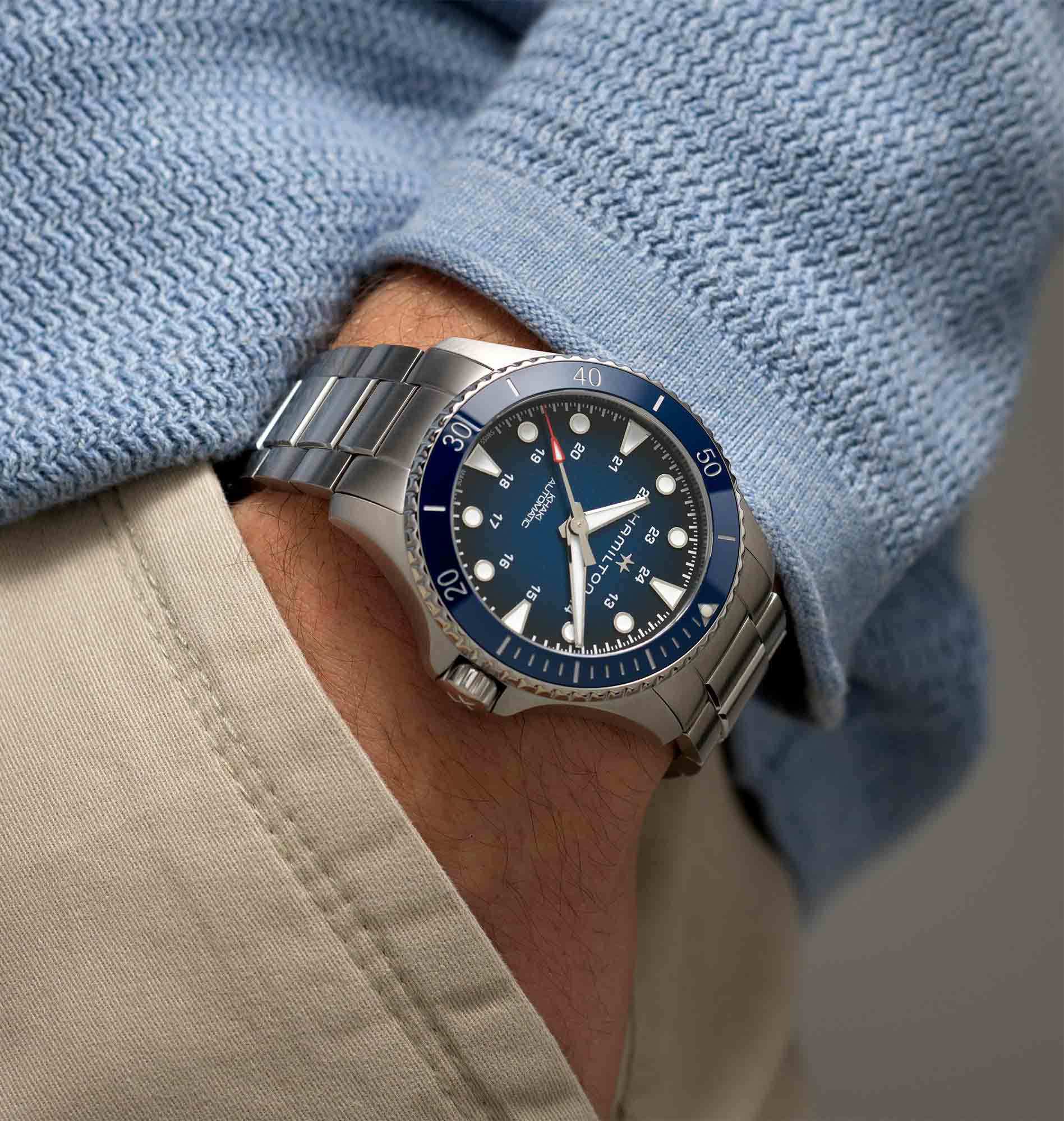 Hamilton Khaki Navy Scuba Automatic 43mm H82505140 Erkek Kol Saati