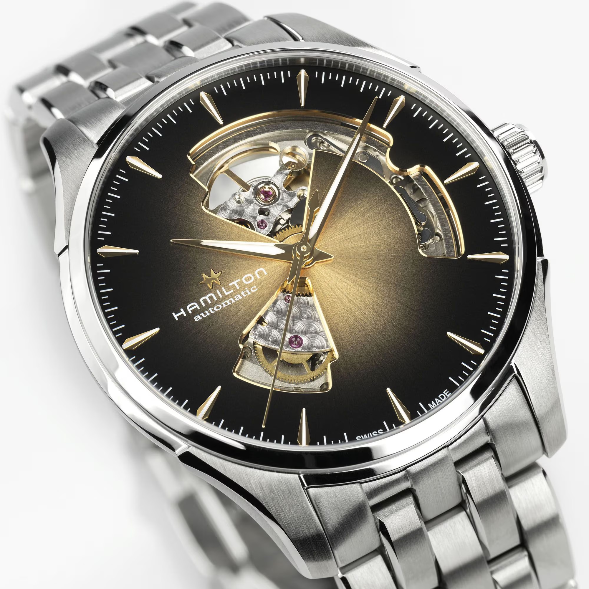 Hamilton Jazzmaster Open Heart Automatic 40mm H32675101 Erkek Kol Saati