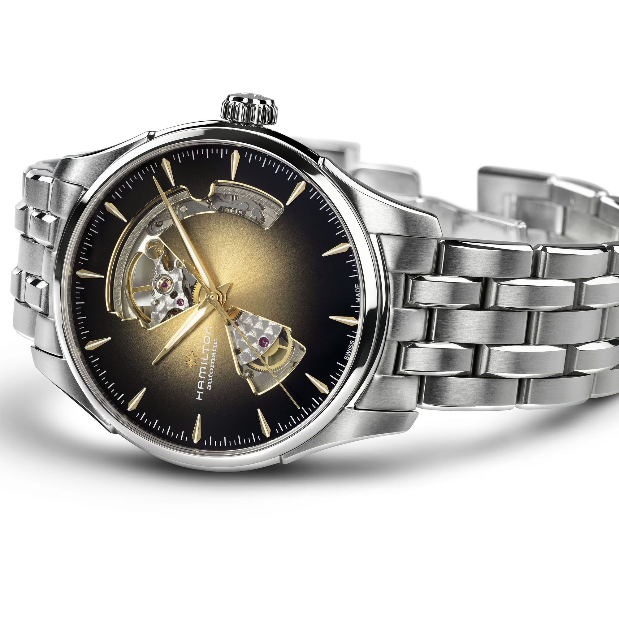 Hamilton Jazzmaster Open Heart Automatic 40mm H32675101 Erkek Kol Saati