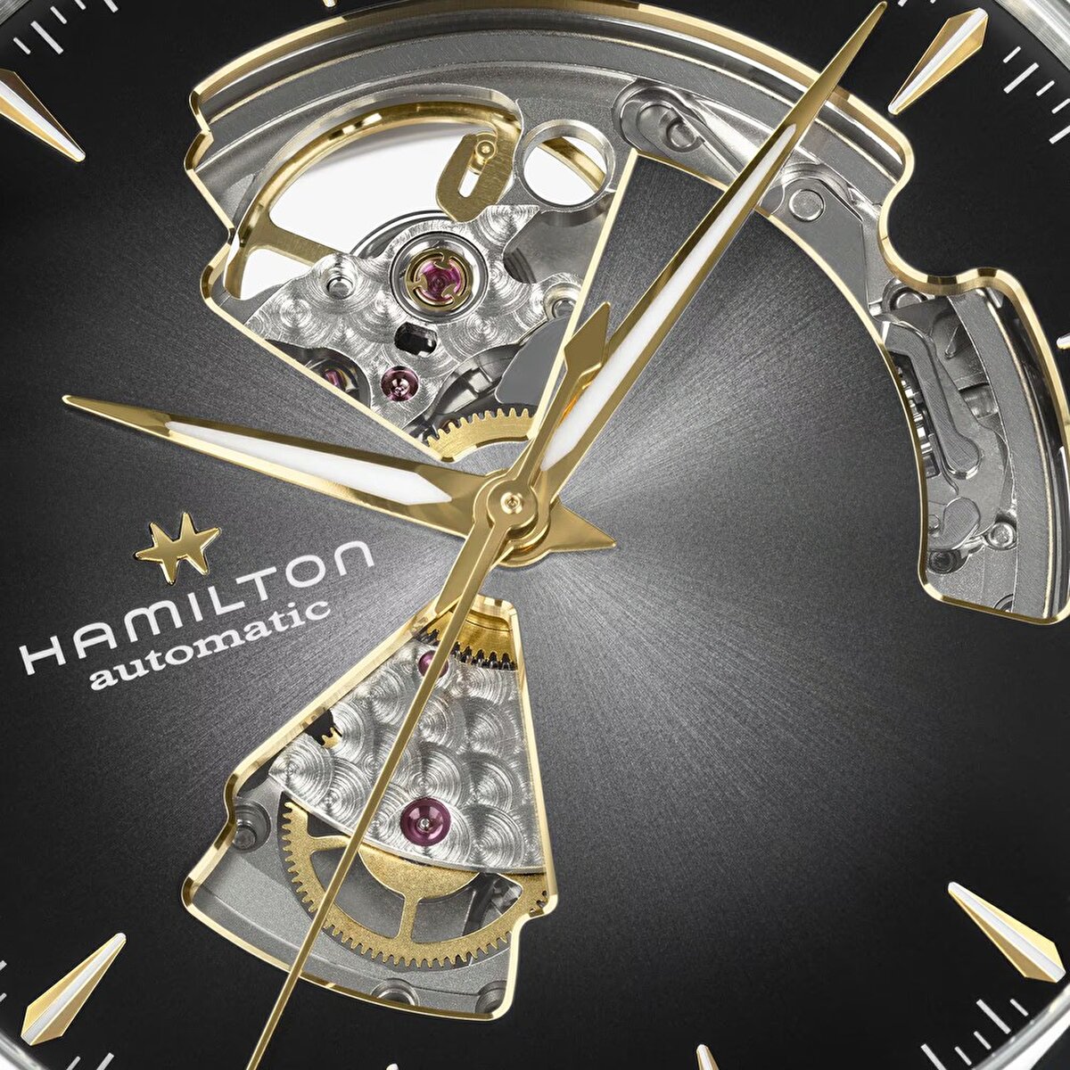 Hamilton Jazzmaster Open Heart Automatic 40mm H32675181 Erkek Kol Saati