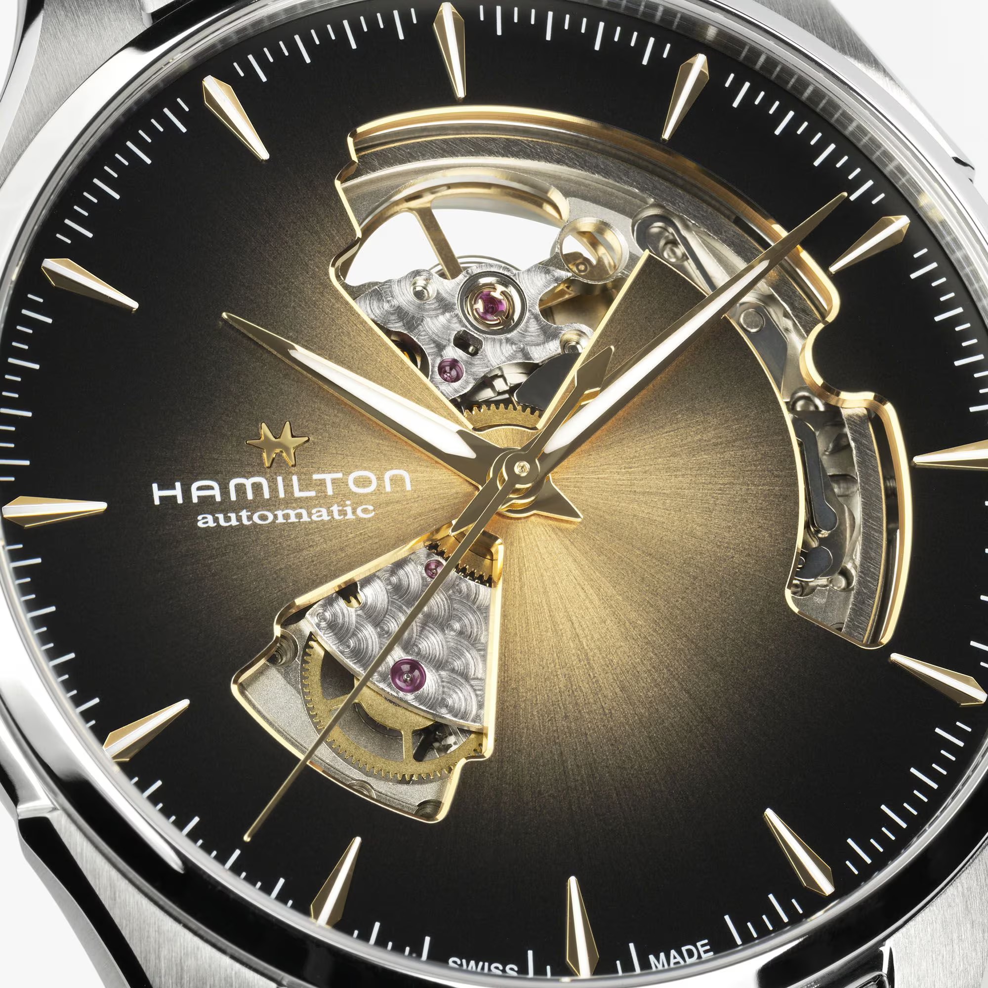 Hamilton Jazzmaster Open Heart Automatic 40mm H32675501 Erkek Kol Saati