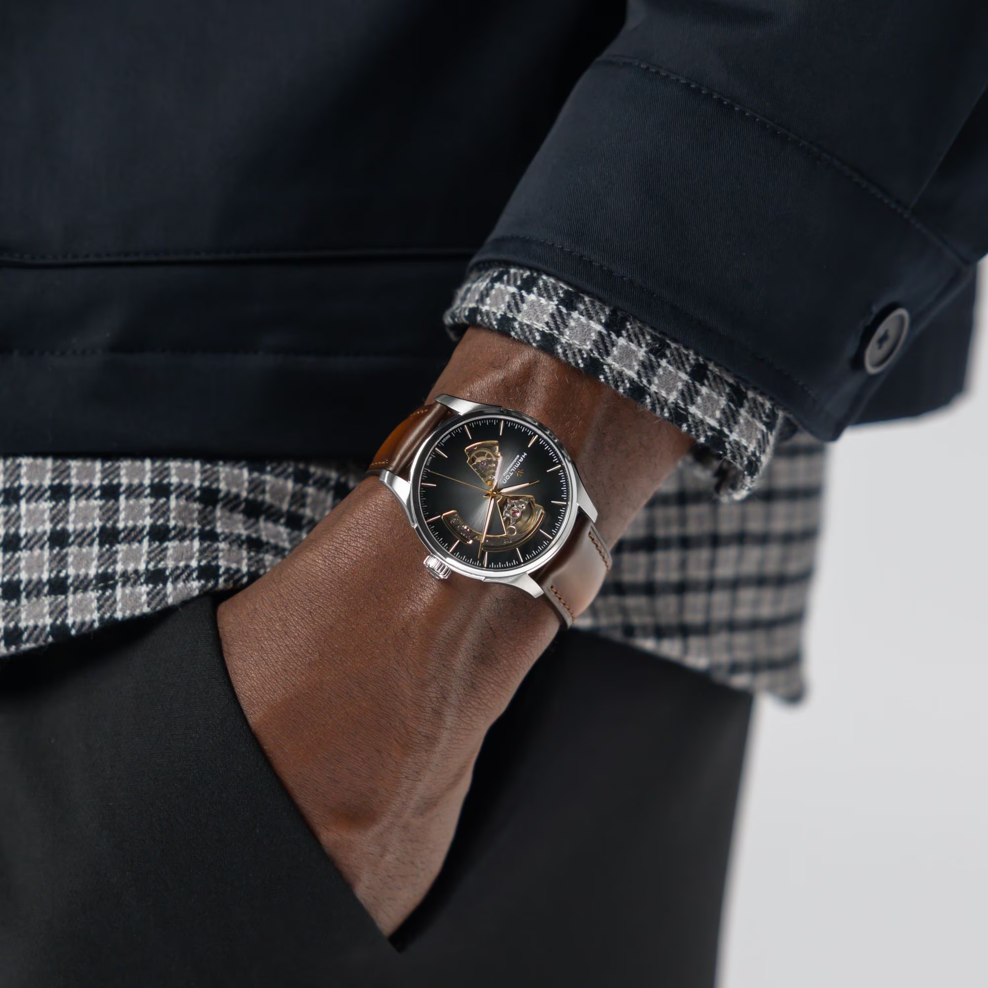 Hamilton Jazzmaster Open Heart Automatic 40mm H32675501 Erkek Kol Saati