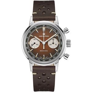 Hamilton American Classic Intra-matic Kronograf H Bundle H38429591 Erkek Yedek Kordonlu Kol Saati