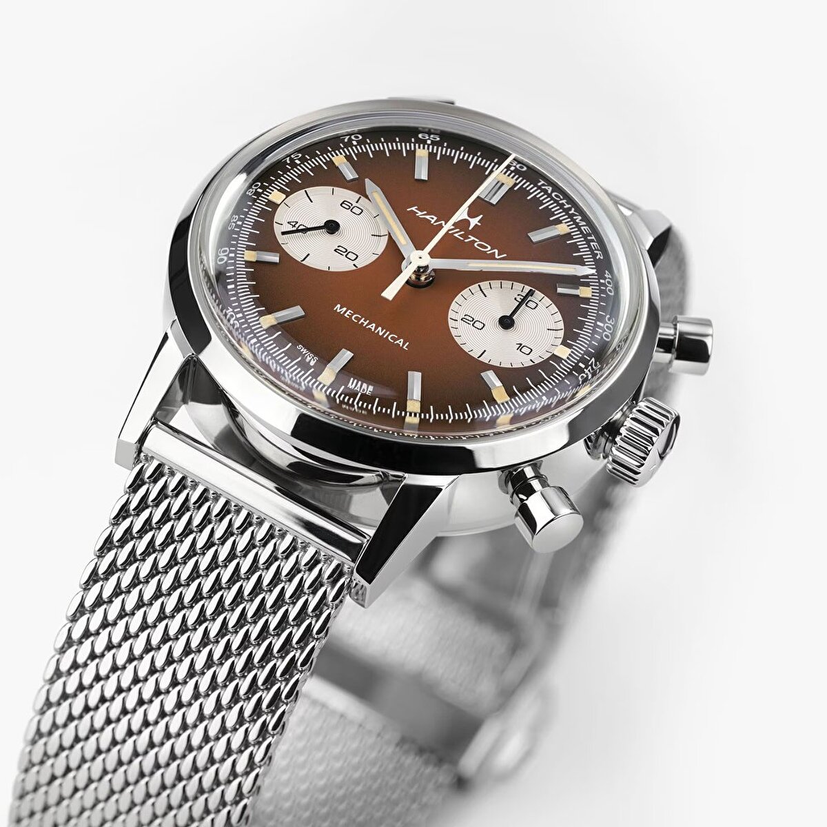 Hamilton American Classic Intra-matic Kronograf H Bundle H38429591 Erkek Yedek Kordonlu Kol Saati