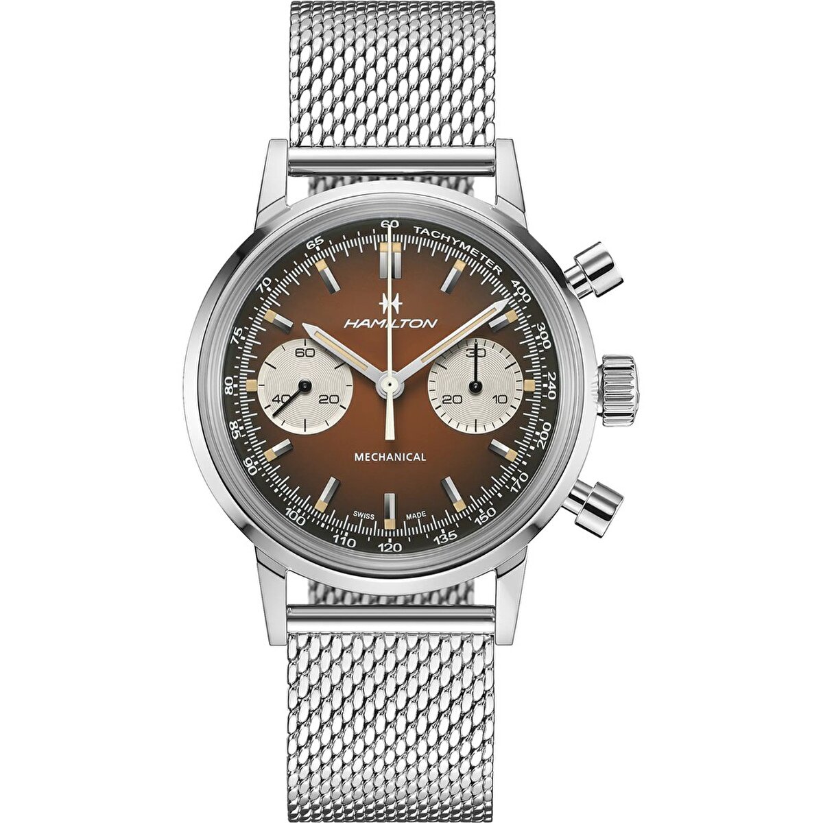Hamilton American Classic Intra-matic Kronograf H Bundle H38429591 Erkek Yedek Kordonlu Kol Saati