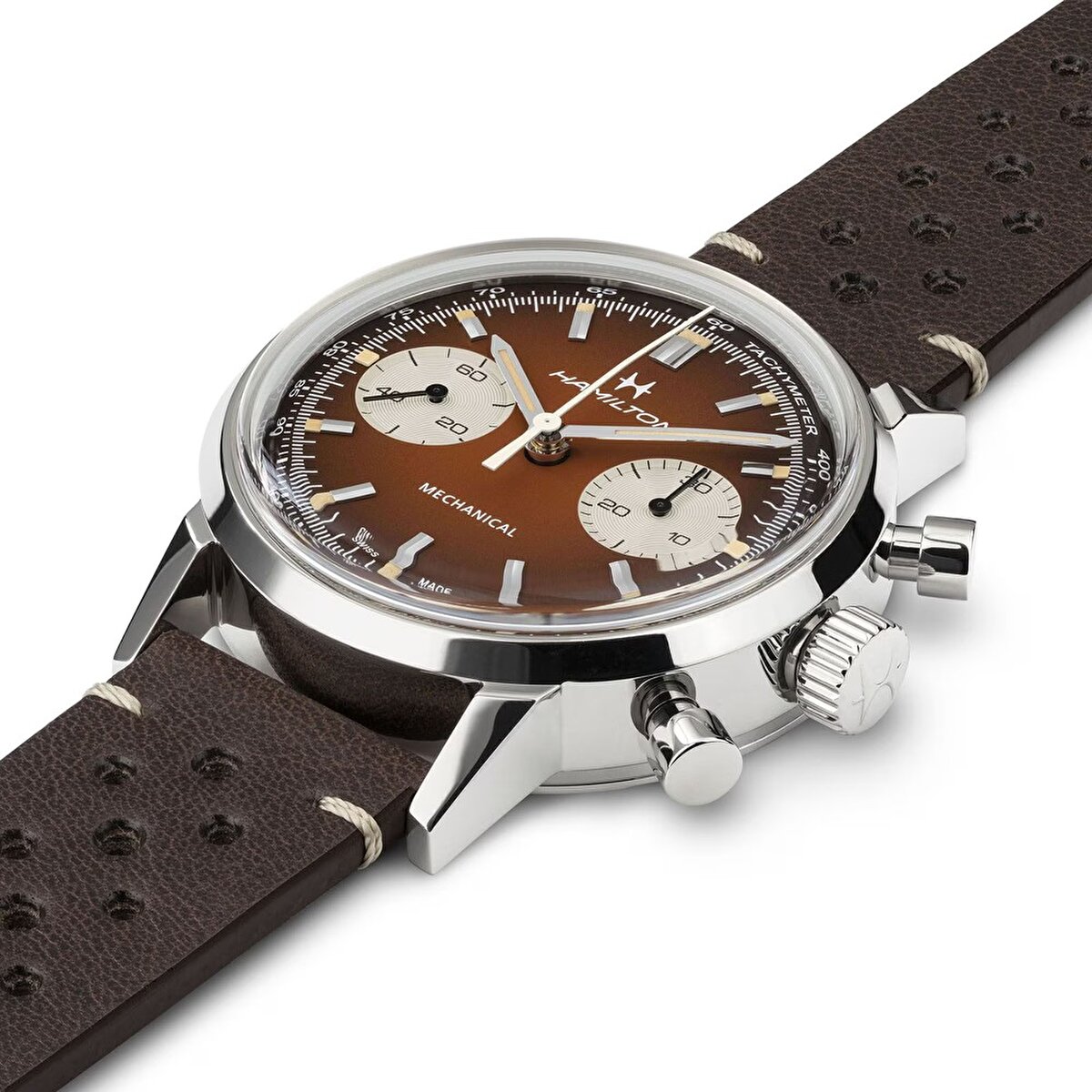 Hamilton American Classic Intra-matic Kronograf H Bundle H38429591 Erkek Yedek Kordonlu Kol Saati