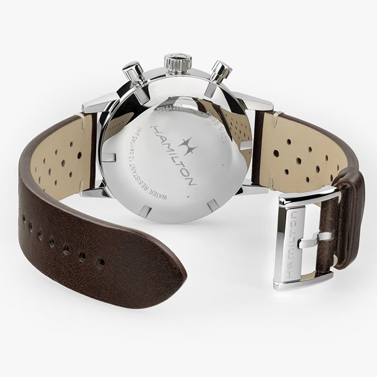 Hamilton American Classic Intra-matic Kronograf H Bundle H38429591 Erkek Yedek Kordonlu Kol Saati
