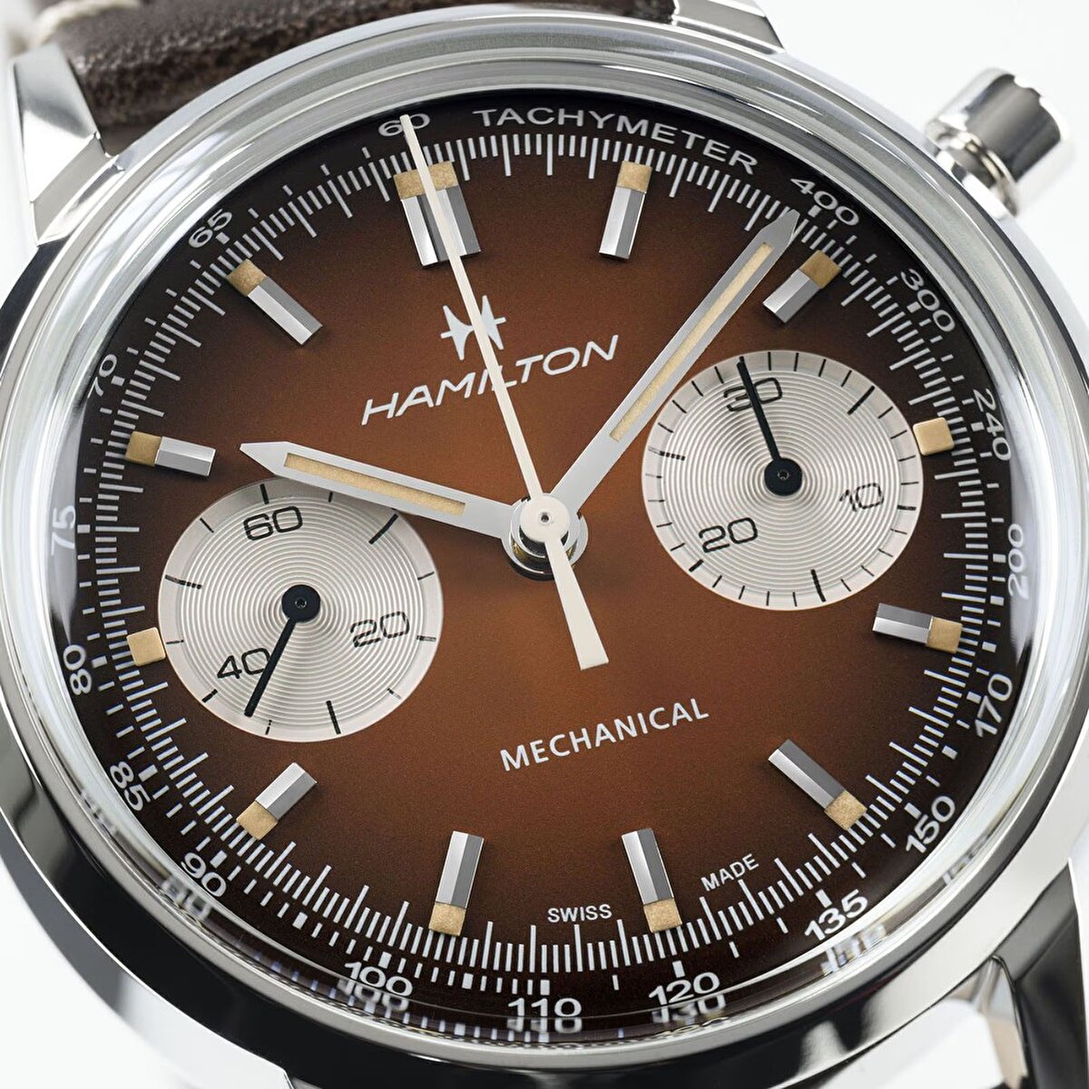 Hamilton American Classic Intra-matic Kronograf H Bundle H38429591 Erkek Yedek Kordonlu Kol Saati