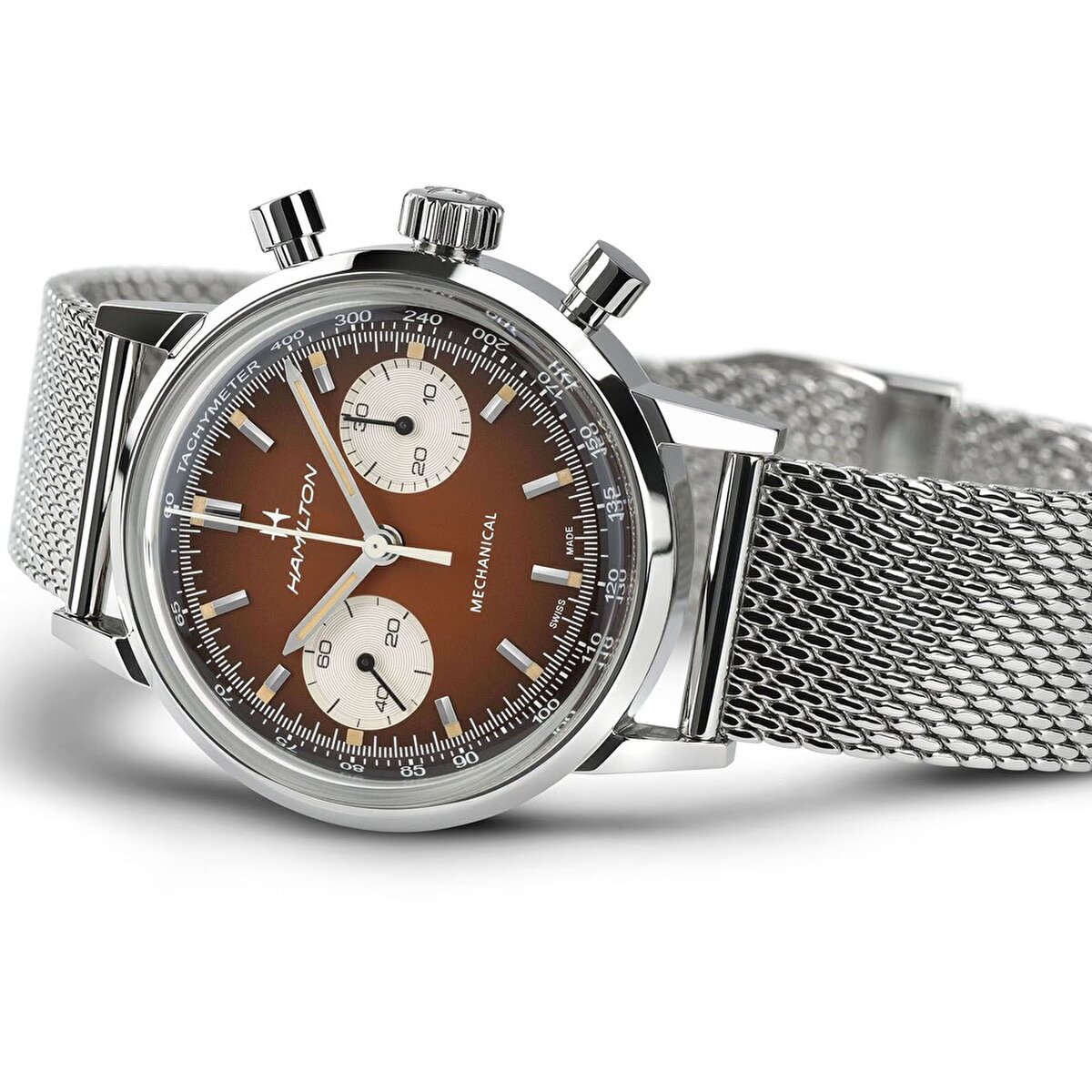 Hamilton American Classic Intra-matic Kronograf H Bundle H38429591 Erkek Yedek Kordonlu Kol Saati
