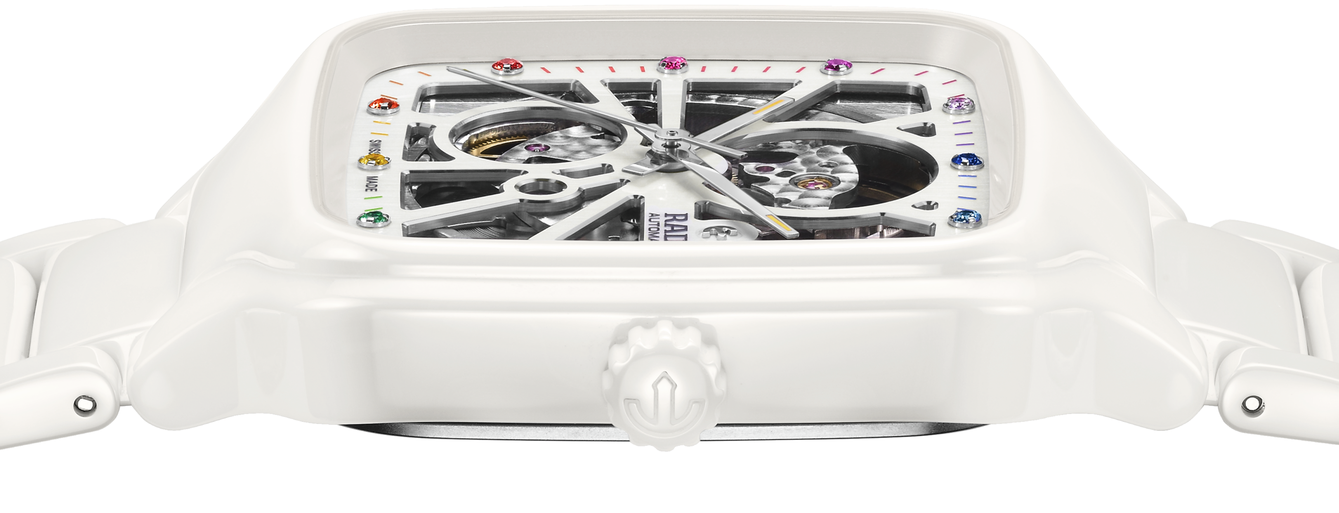 Rado True Square Automatic Open Heart R27073712 Kol Saati