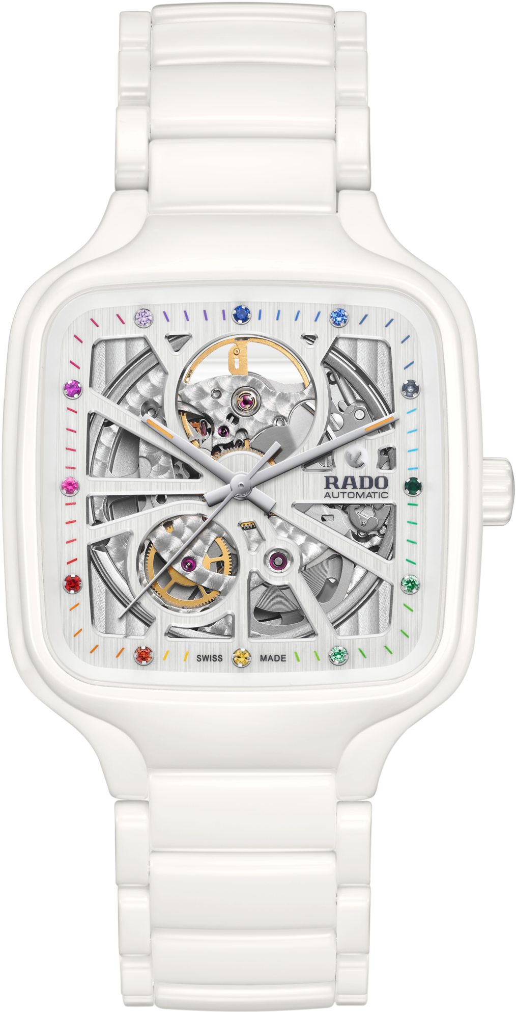 Rado True Square Automatic Open Heart R27073712 Kol Saati