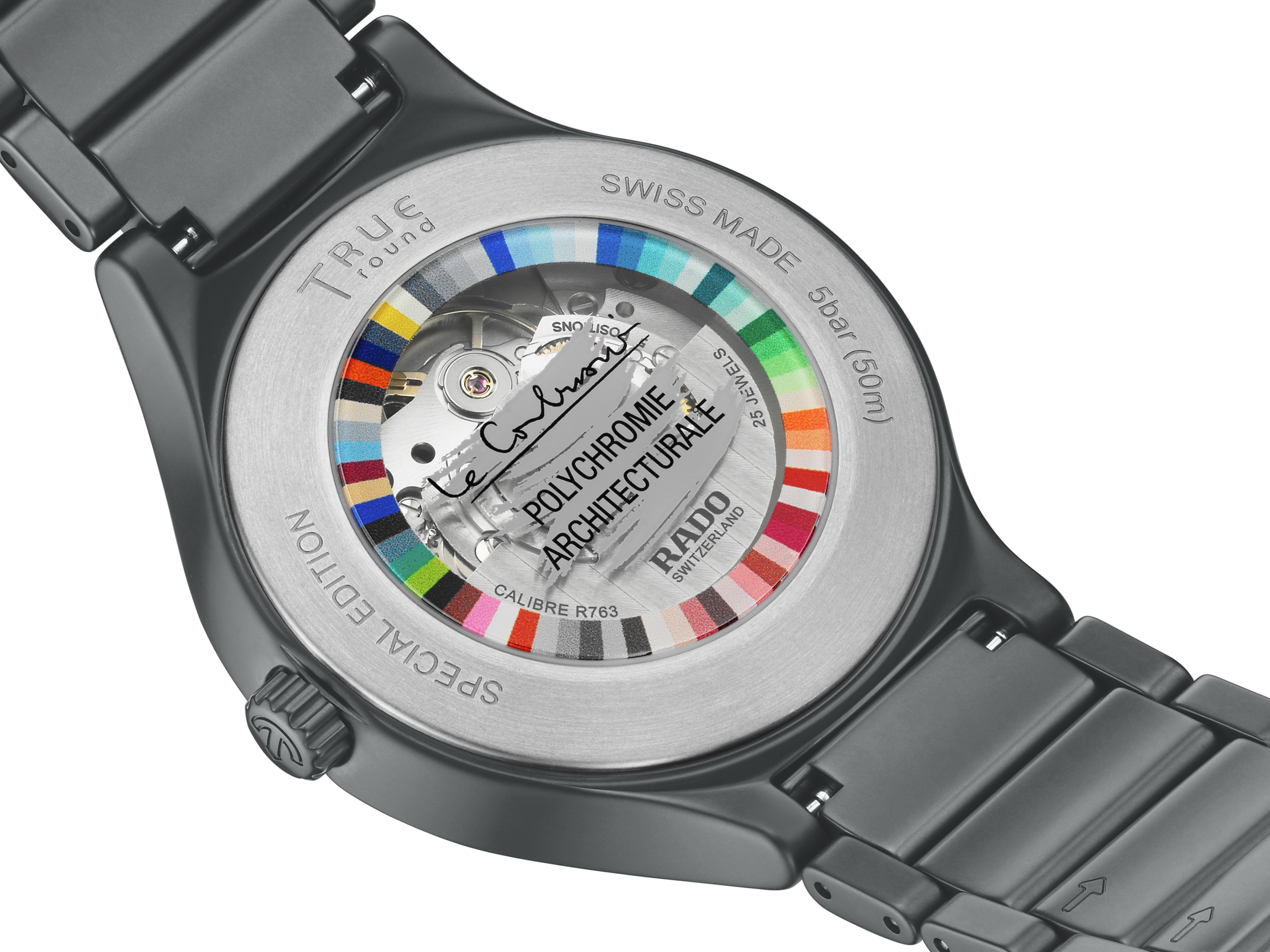Rado True Round x Les Couleurs® Le Corbusier® Automatic R27048162 Kol Saati