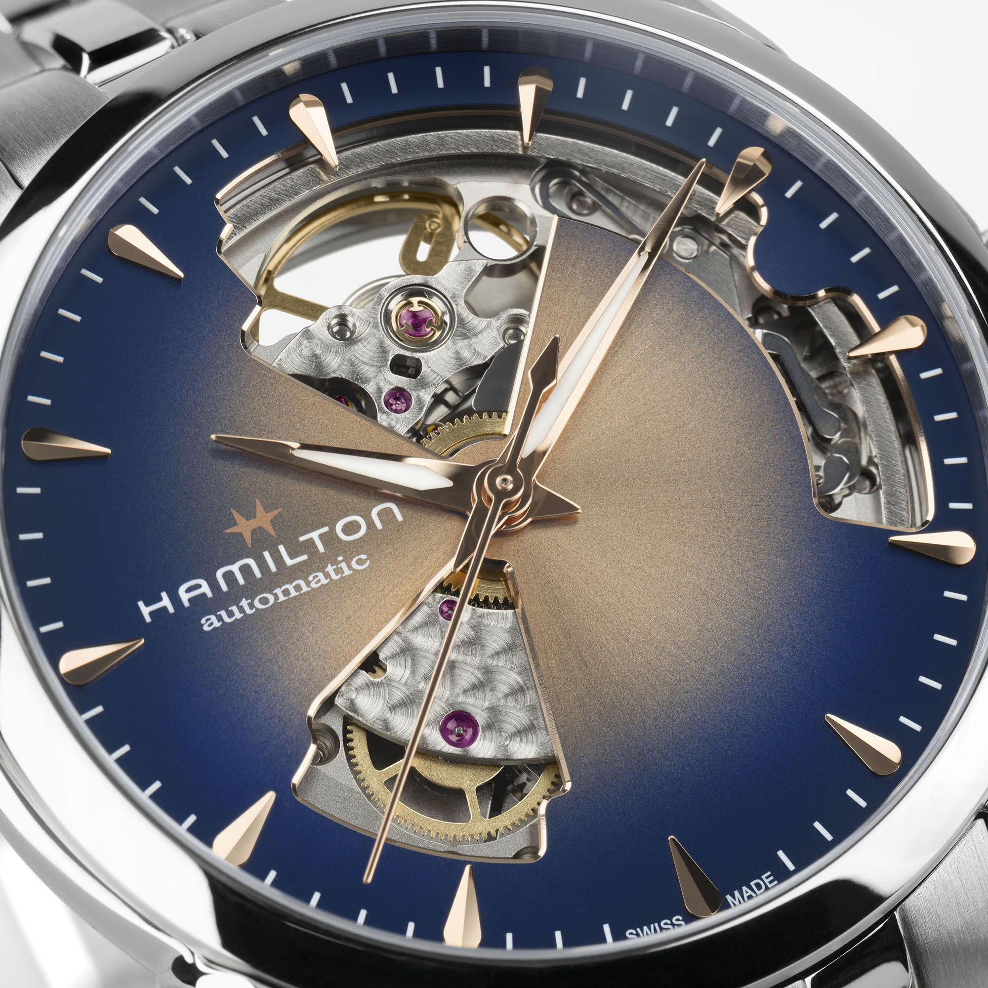 Hamilton Jazzmaster Open Heart Automatic 36mm H32215101 Kadın Kol Saati